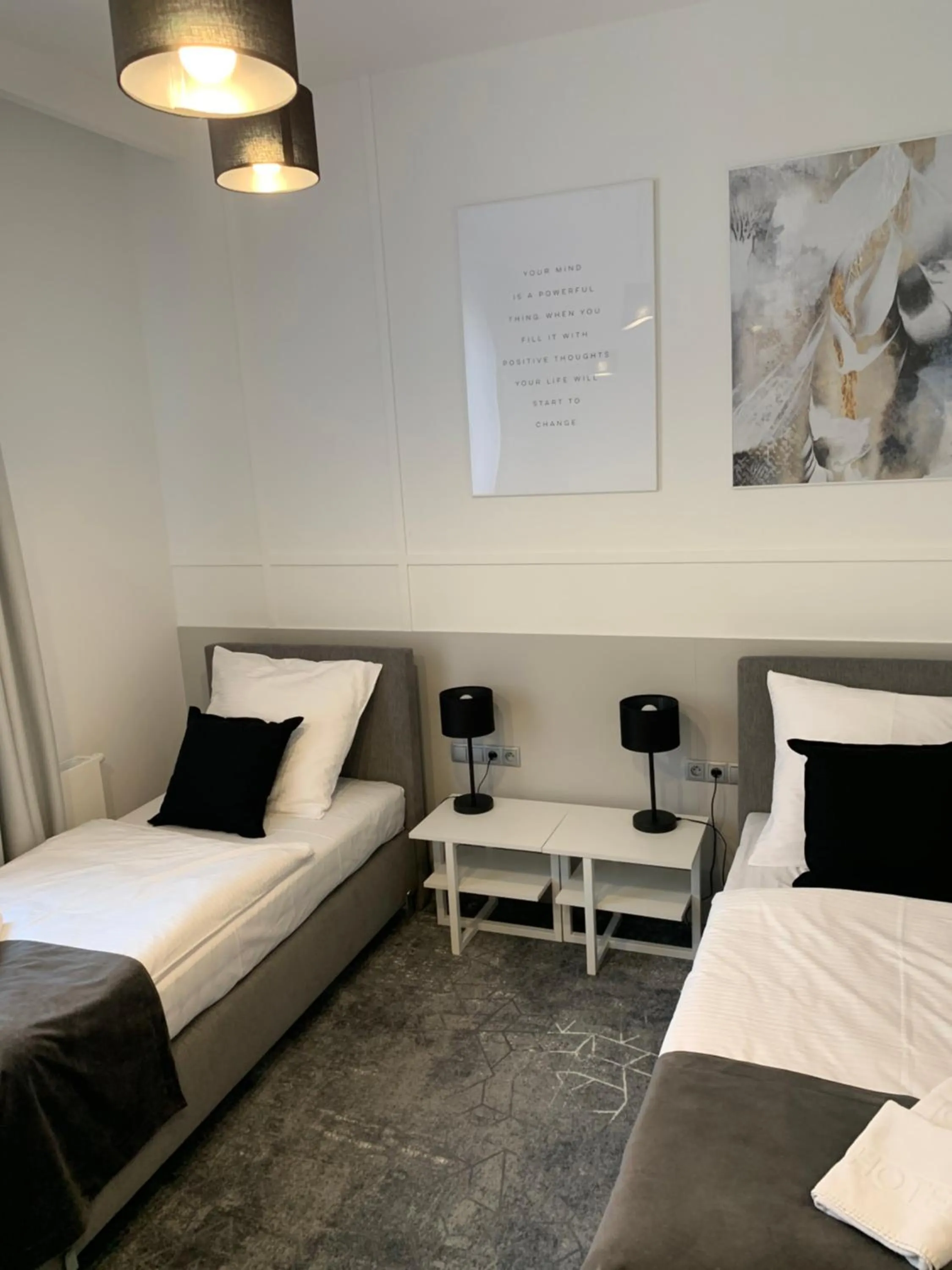 Bed in Hotel Coliber