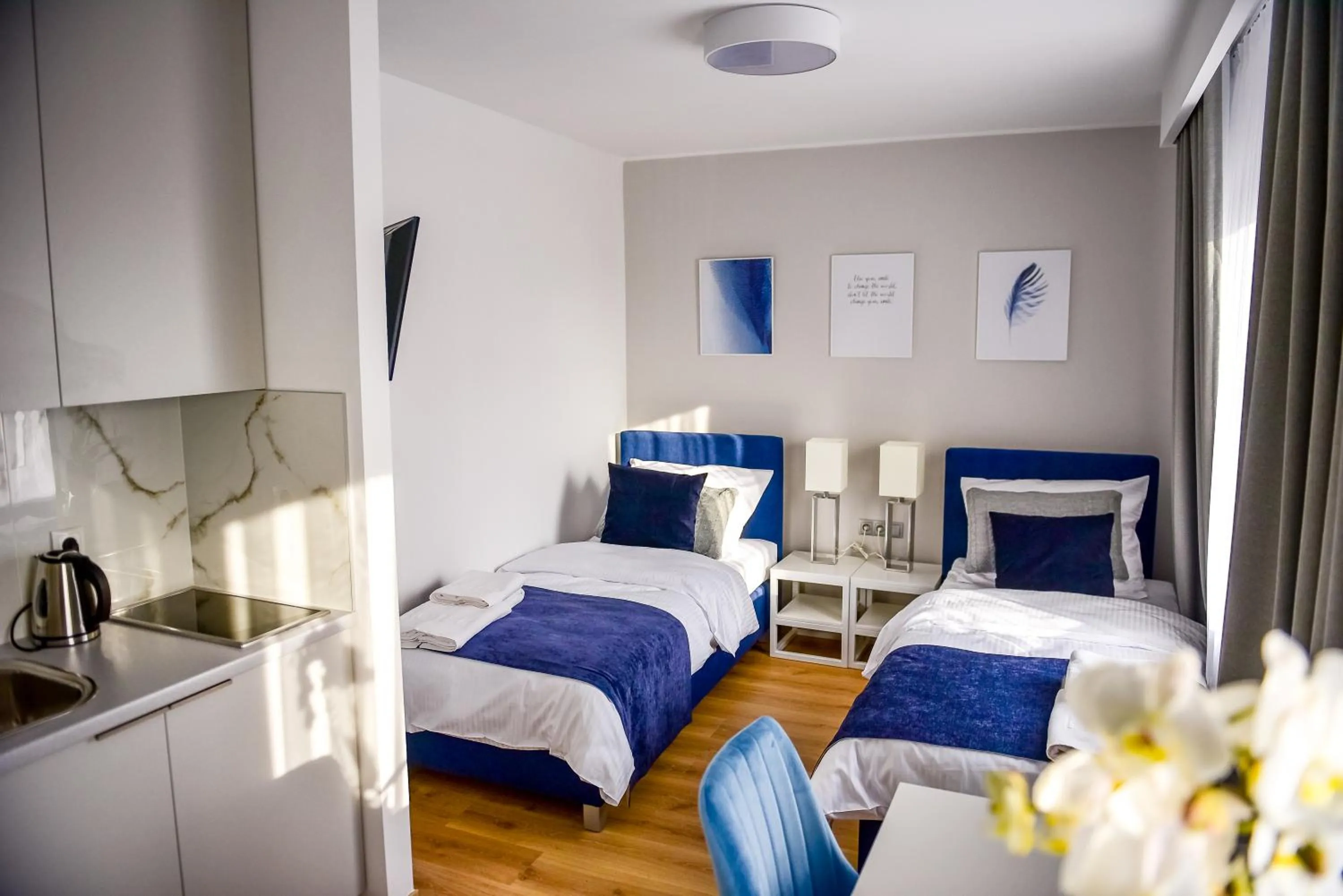 Bed in Hotel Coliber