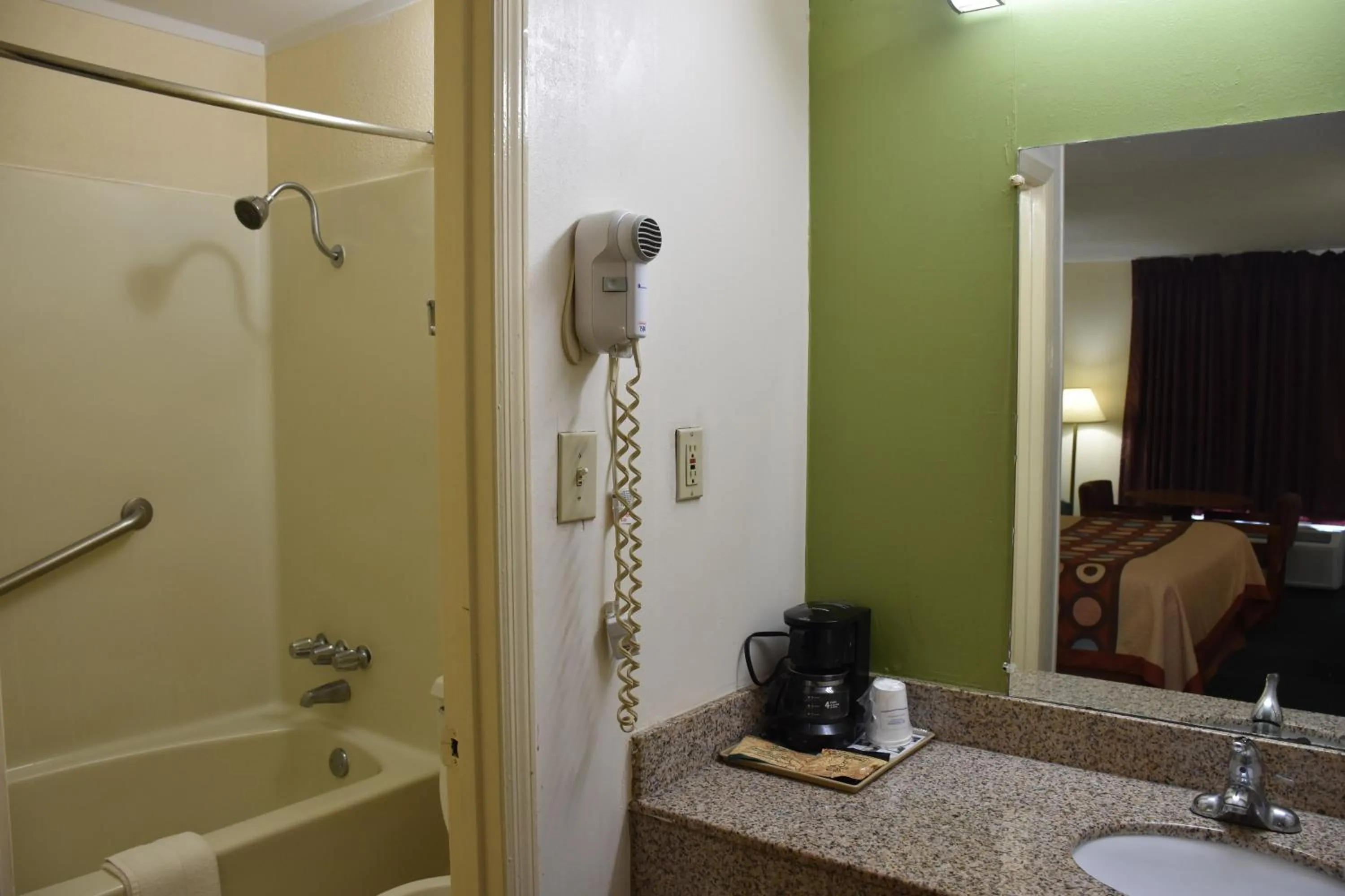 Bathroom in Super 8 by Wyndham Tifton