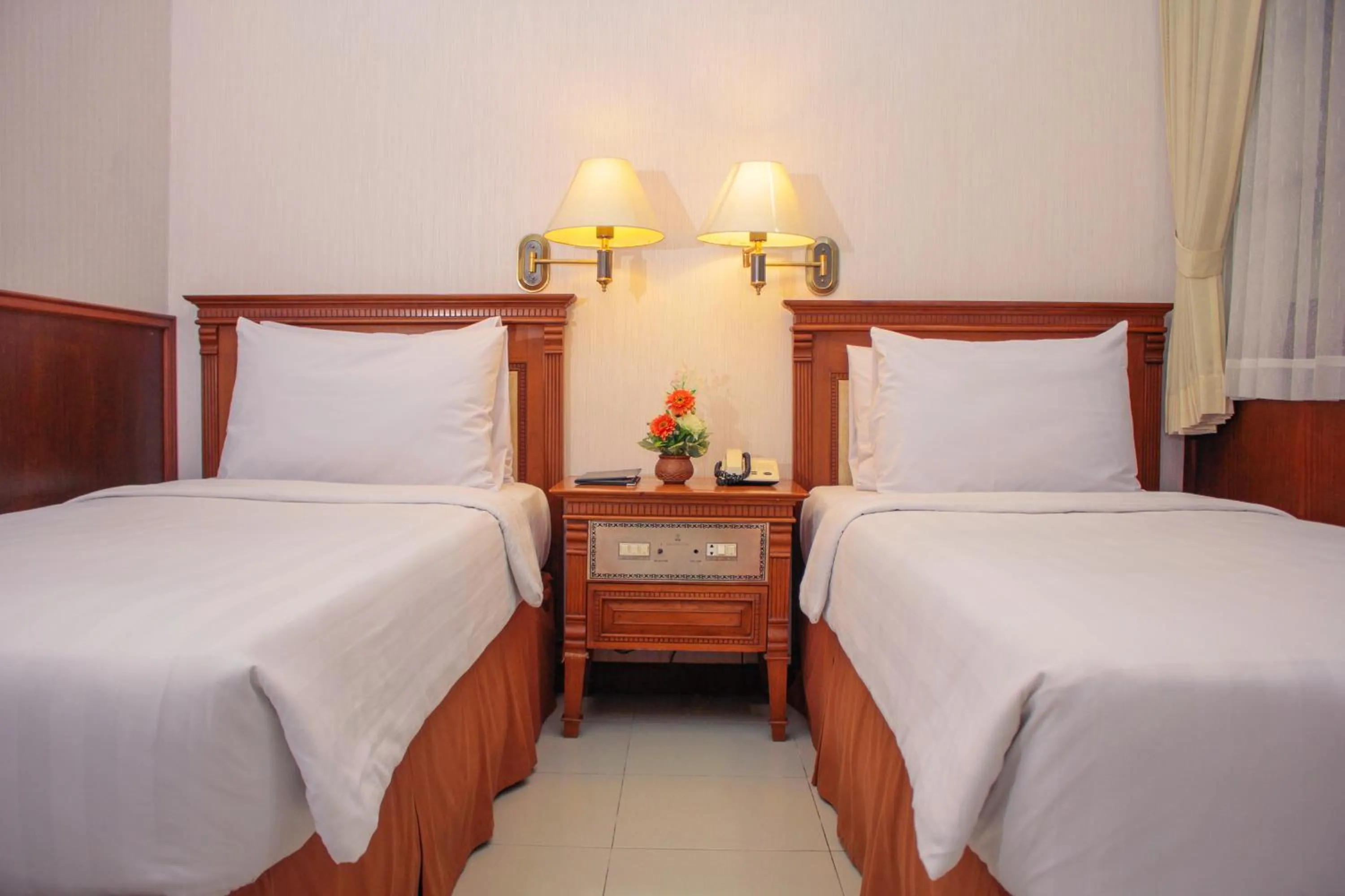 Bed in Sapta Nawa Resort 1 Gresik