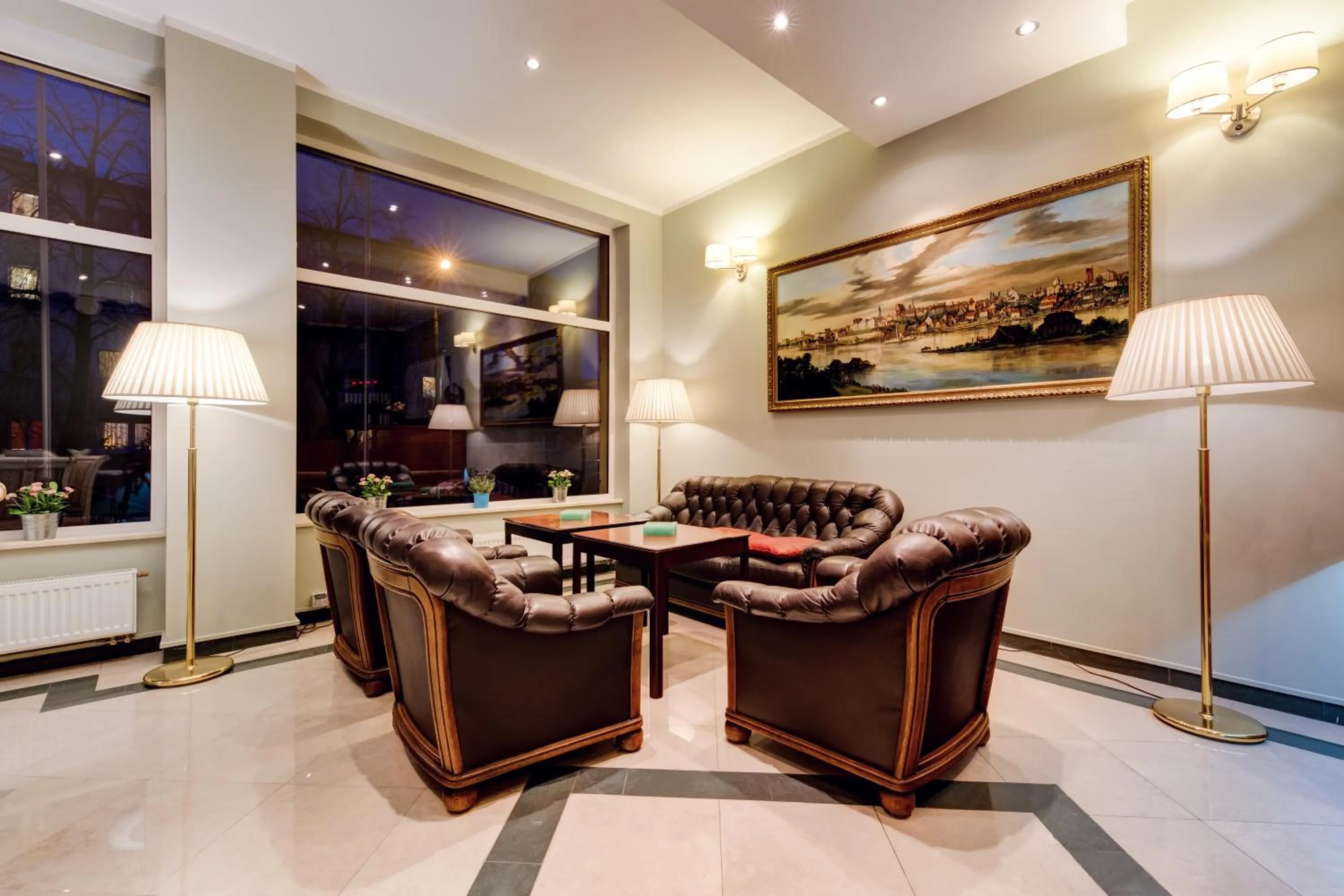 Living room, Lobby/Reception in Villa Plaza