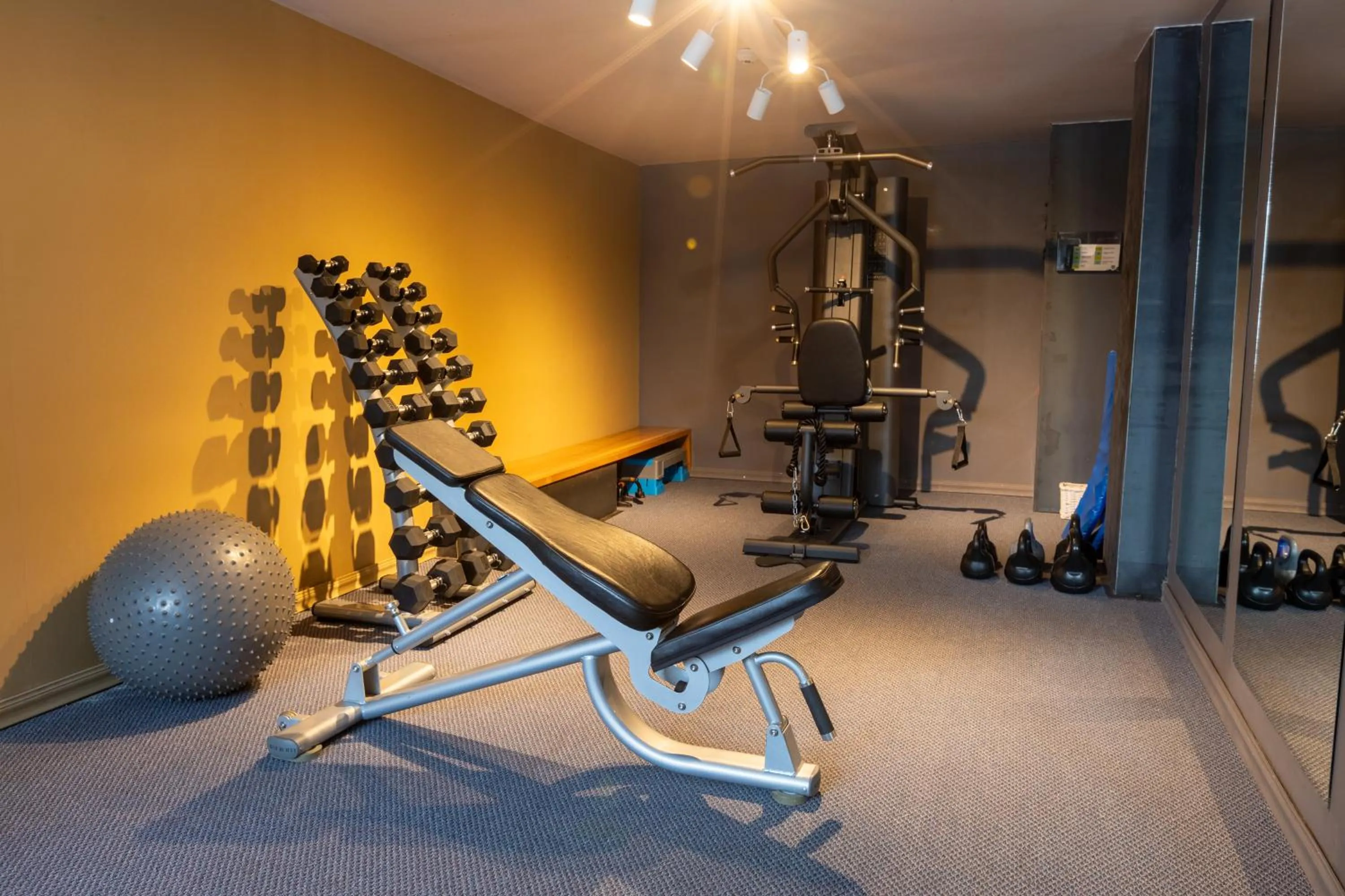 Fitness centre/facilities in Los Acebos Ushuaia Hotel