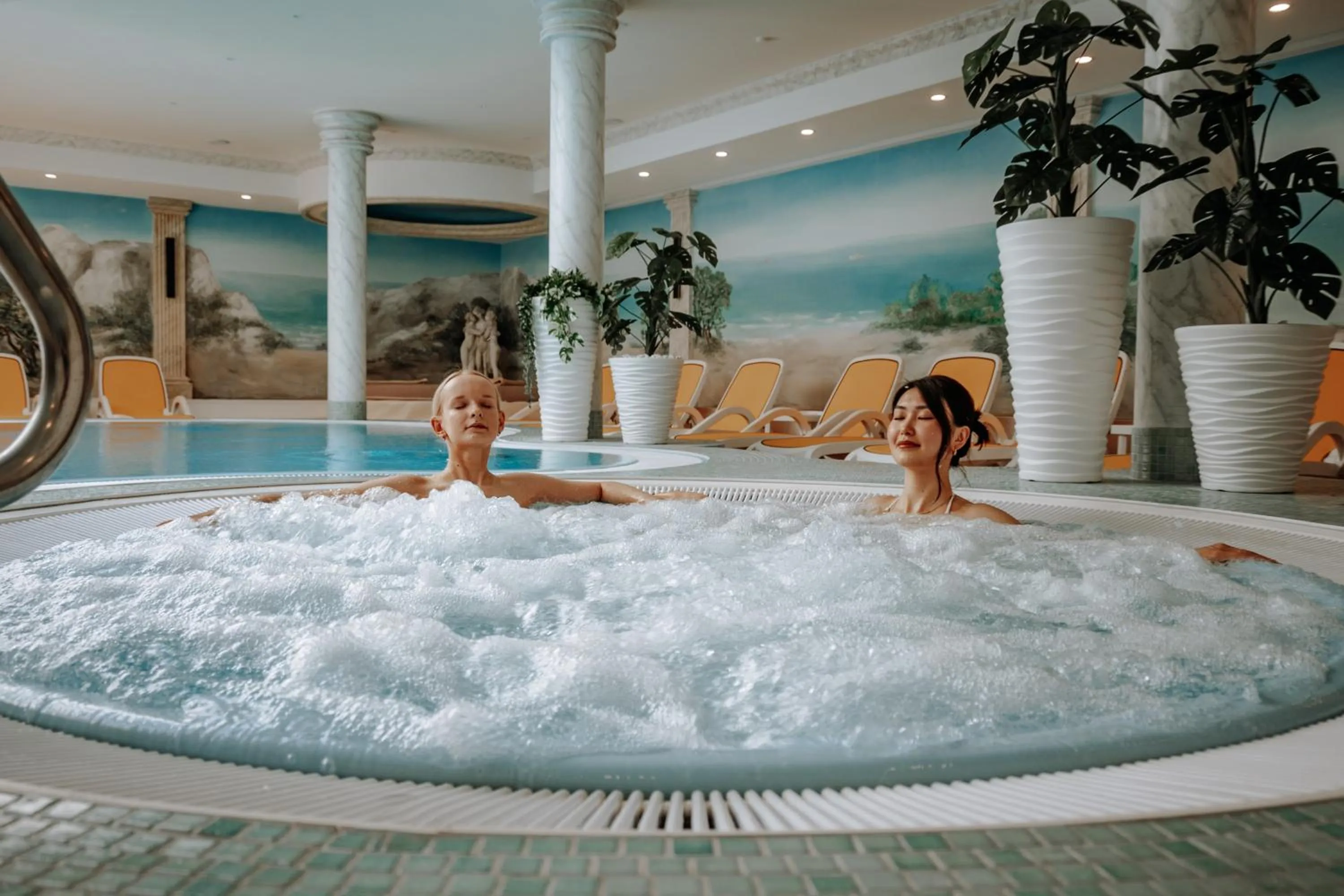 Pool view in Arkona Strandresidenzen