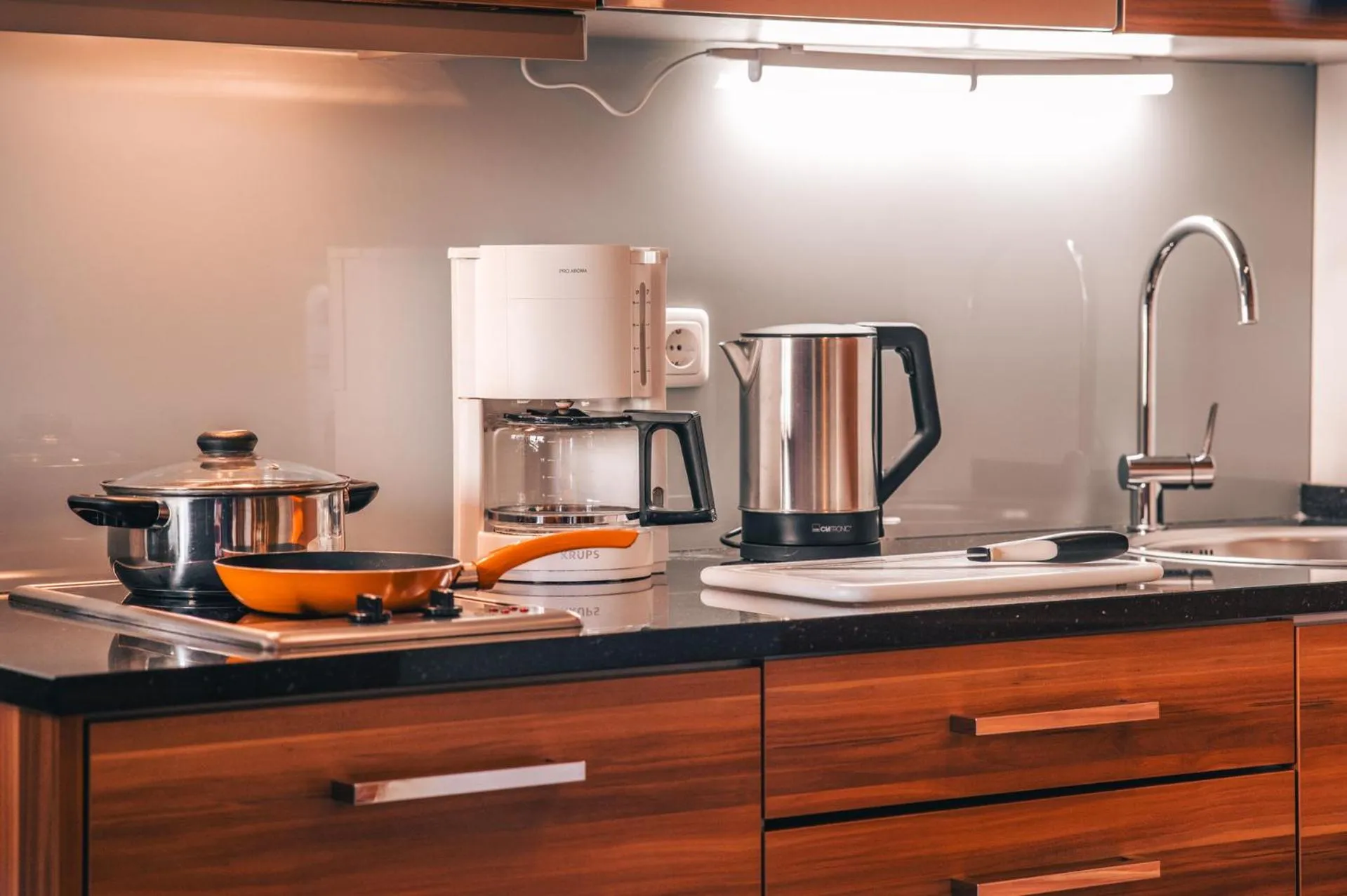 Kitchen or kitchenette in Arkona Strandresidenzen