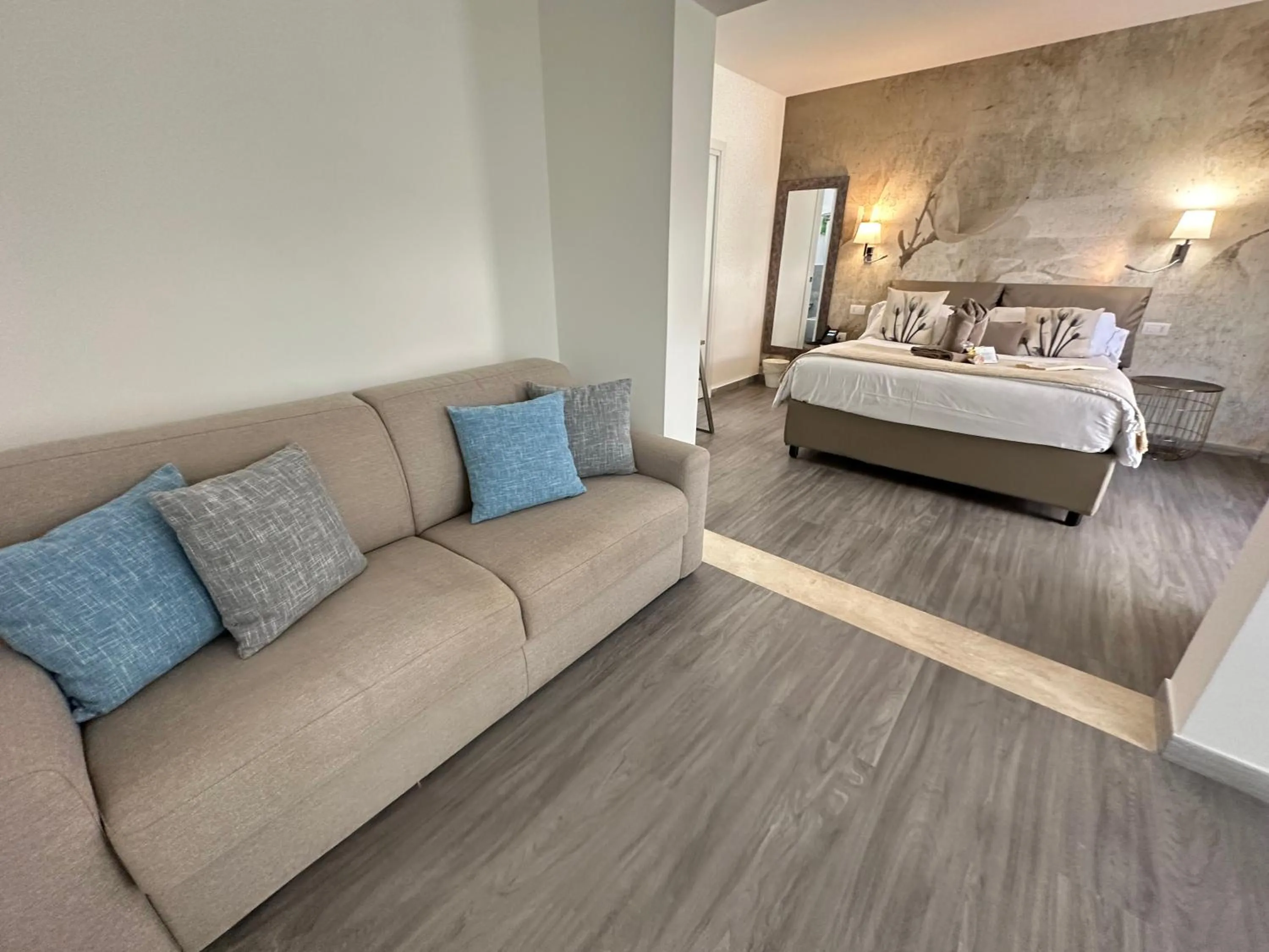 Bed in Suimi's Hotel