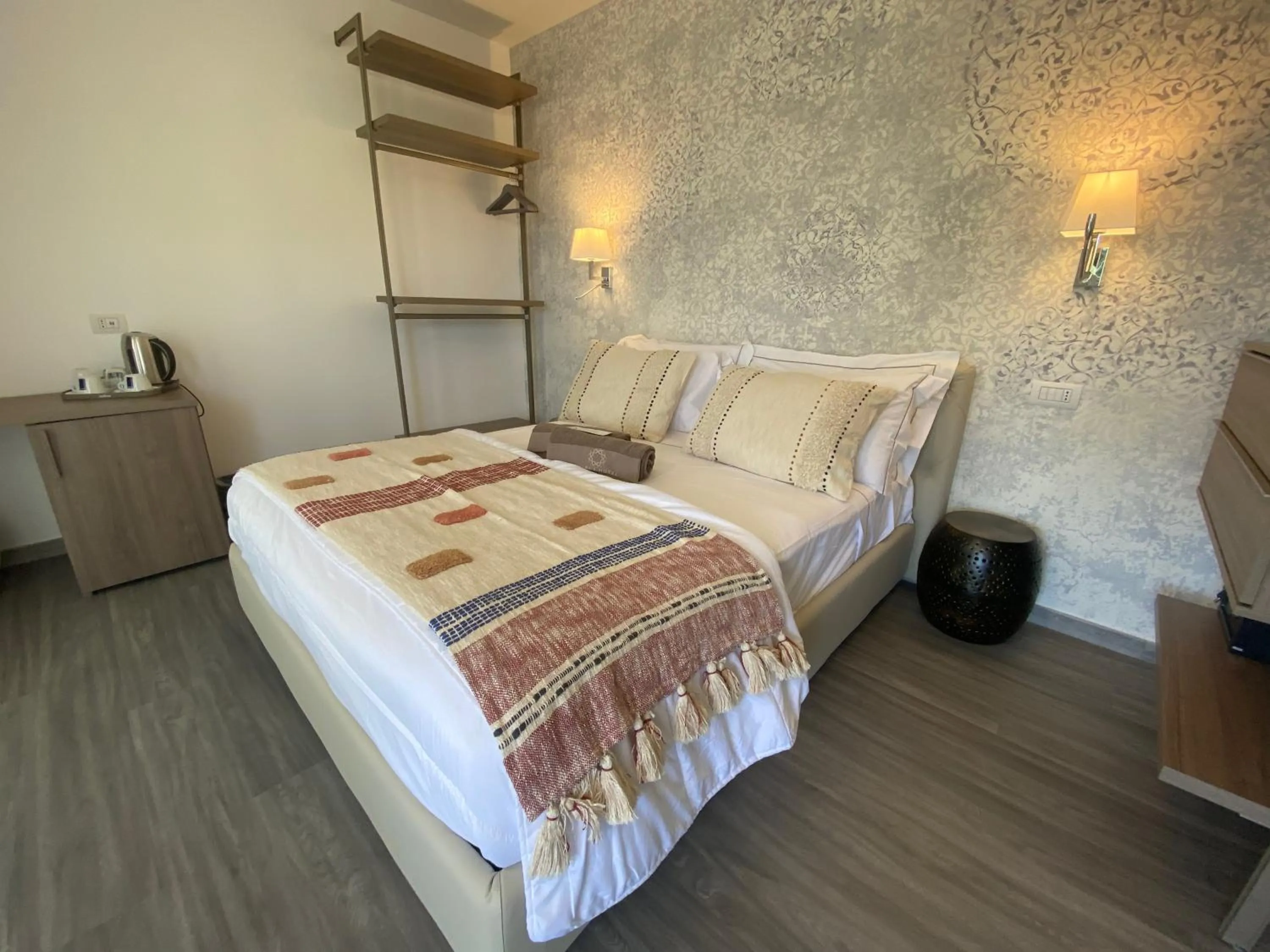 Bed in Suimi's Hotel