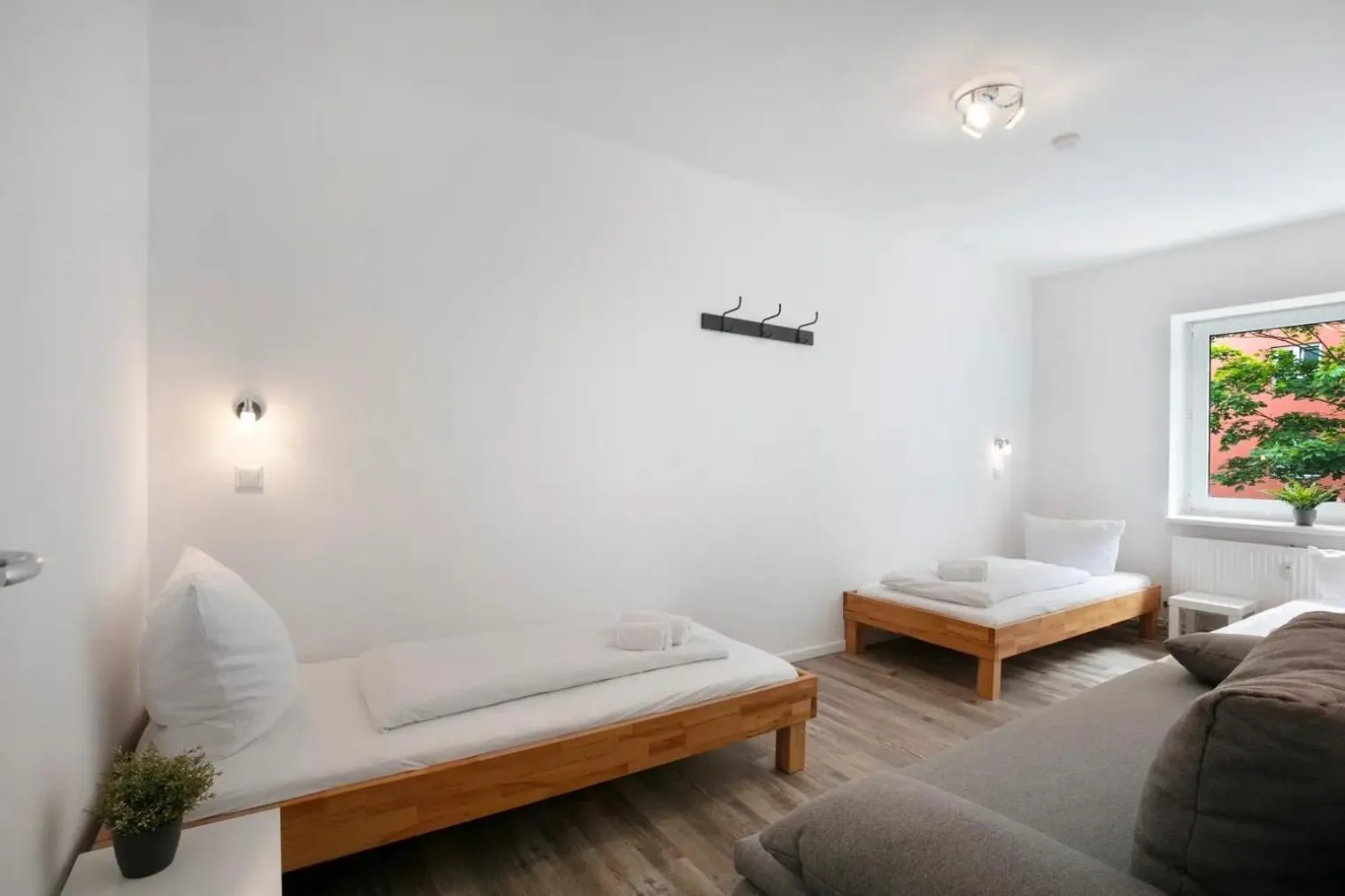 Bedroom, Bed in Apartments Tempelhof