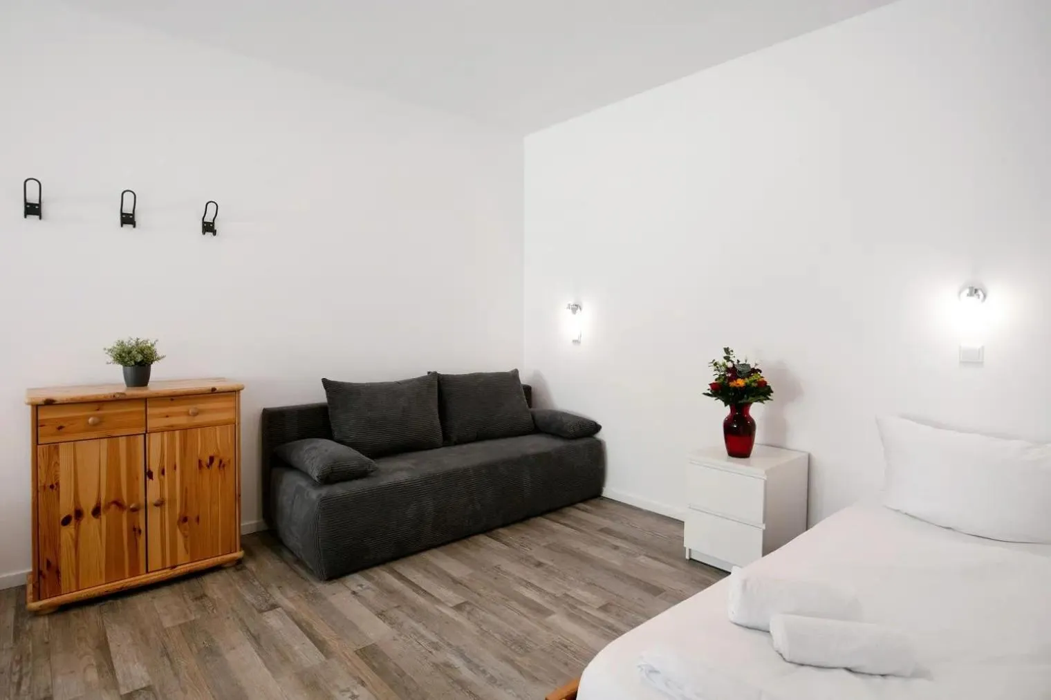 Bedroom, Bed in Apartments Tempelhof