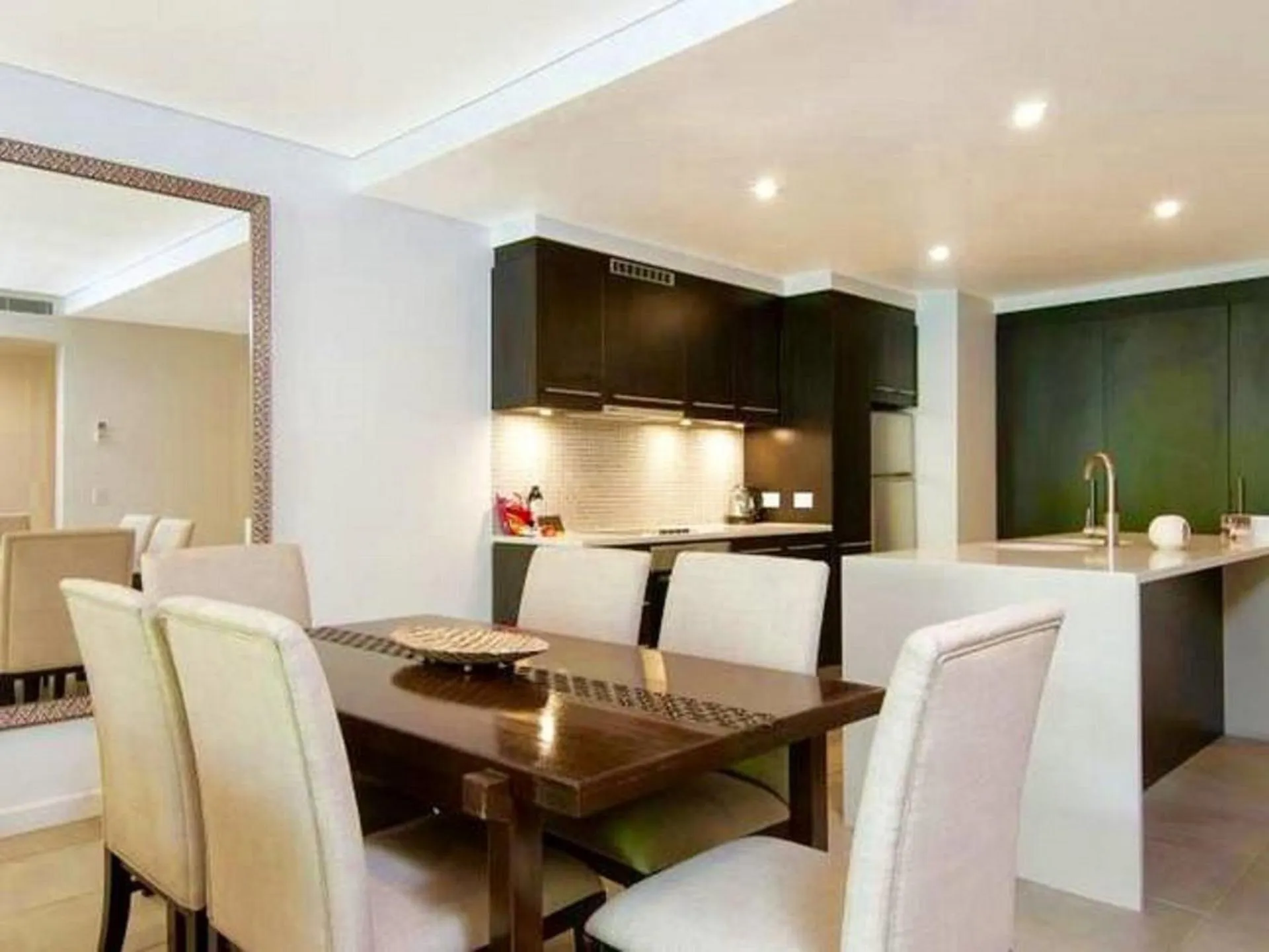 Kitchen or kitchenette in Luxury Apartments at Temple Resort and Spa Port Douglas