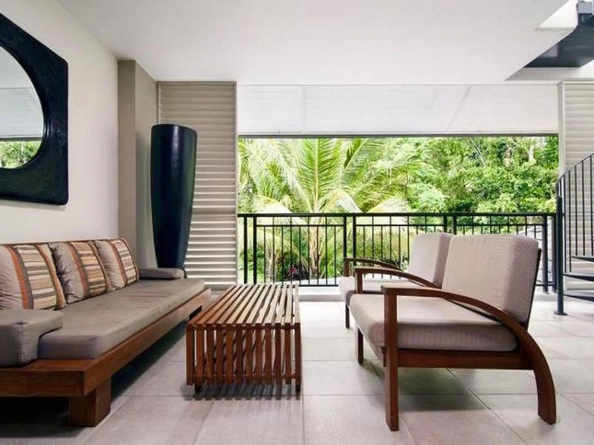 Balcony/Terrace in Luxury Apartments at Temple Resort and Spa Port Douglas