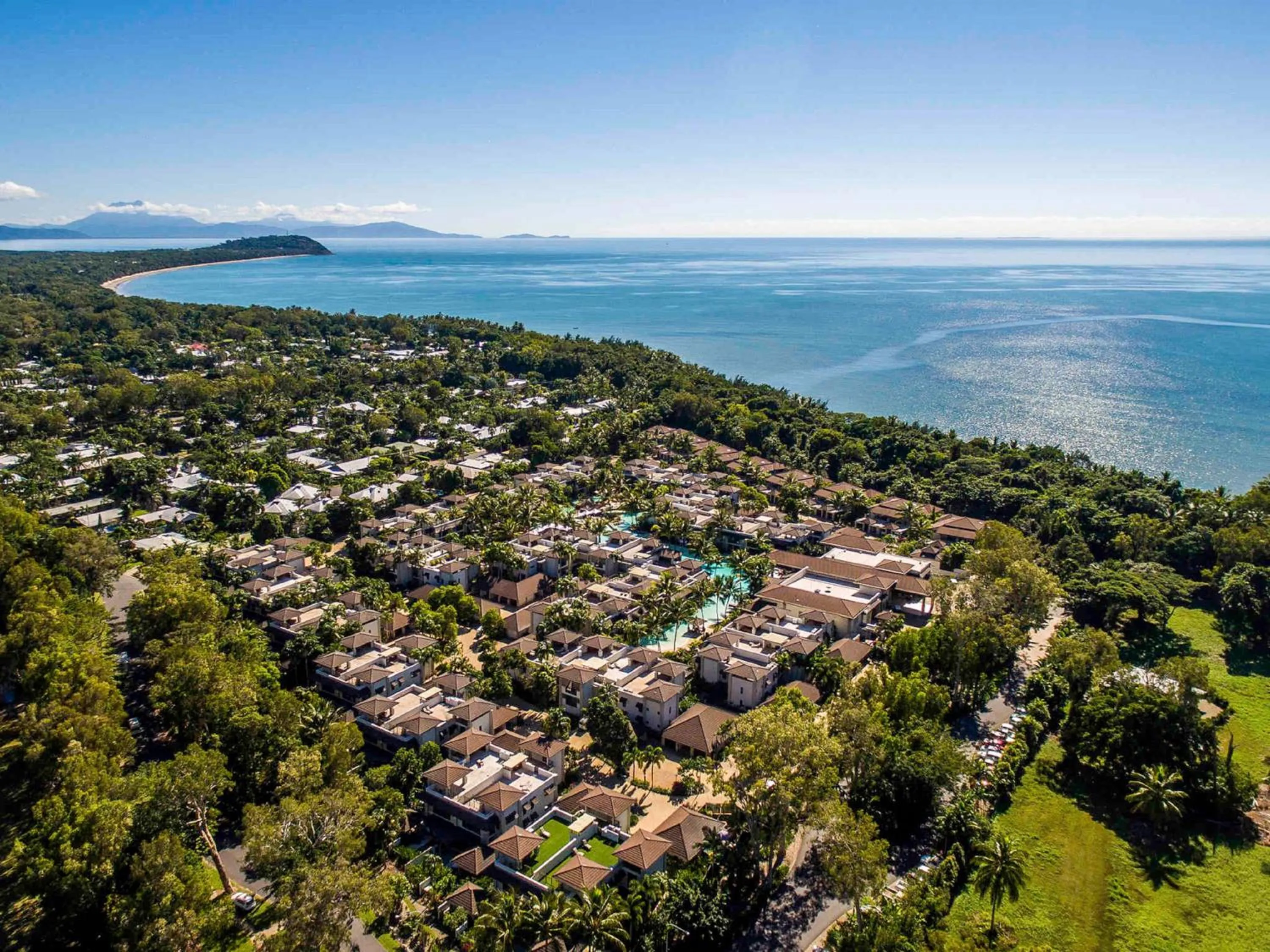 Bird's eye view in Luxury Apartments at Temple Resort and Spa Port Douglas