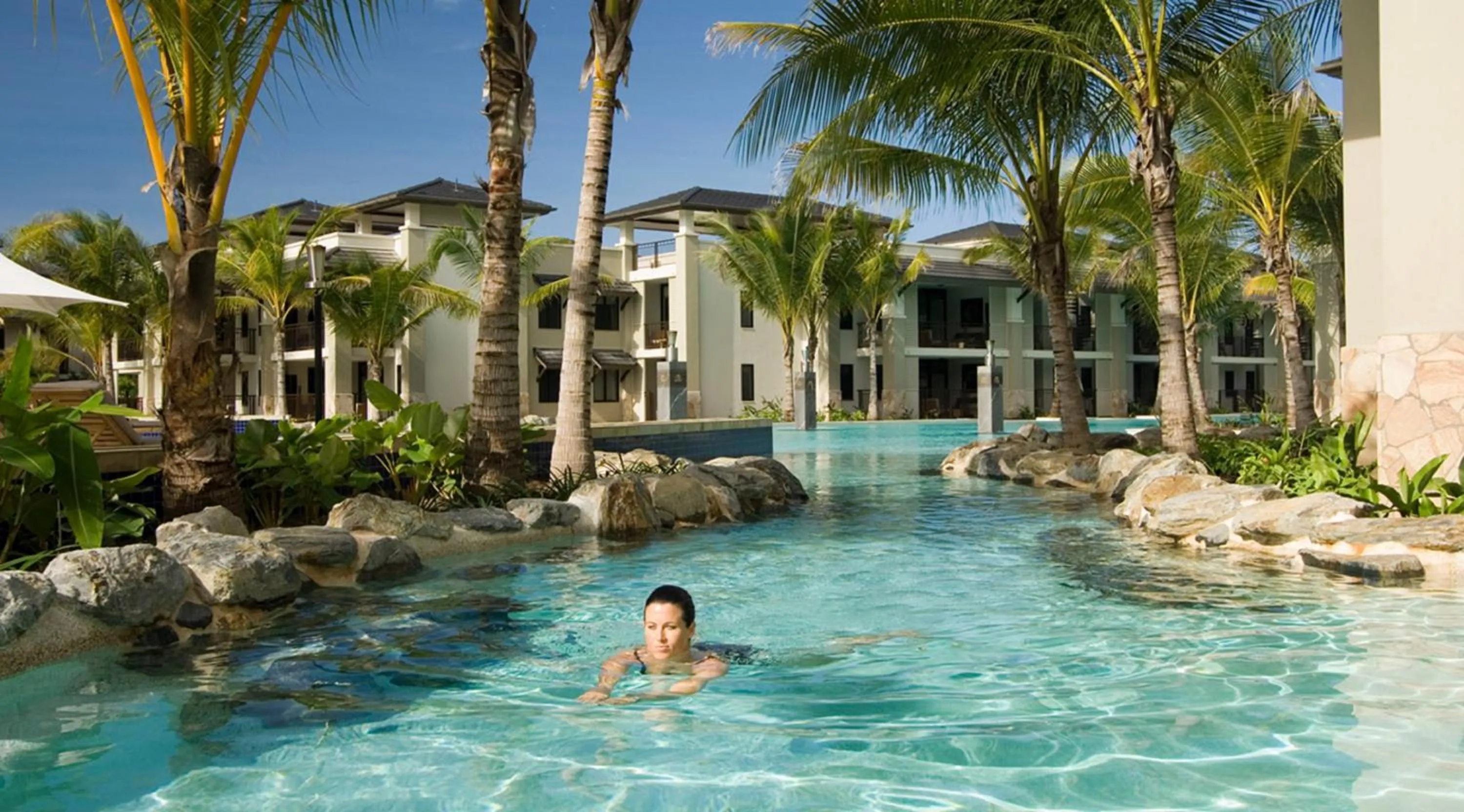 Swimming pool in Luxury Apartments at Temple Resort and Spa Port Douglas