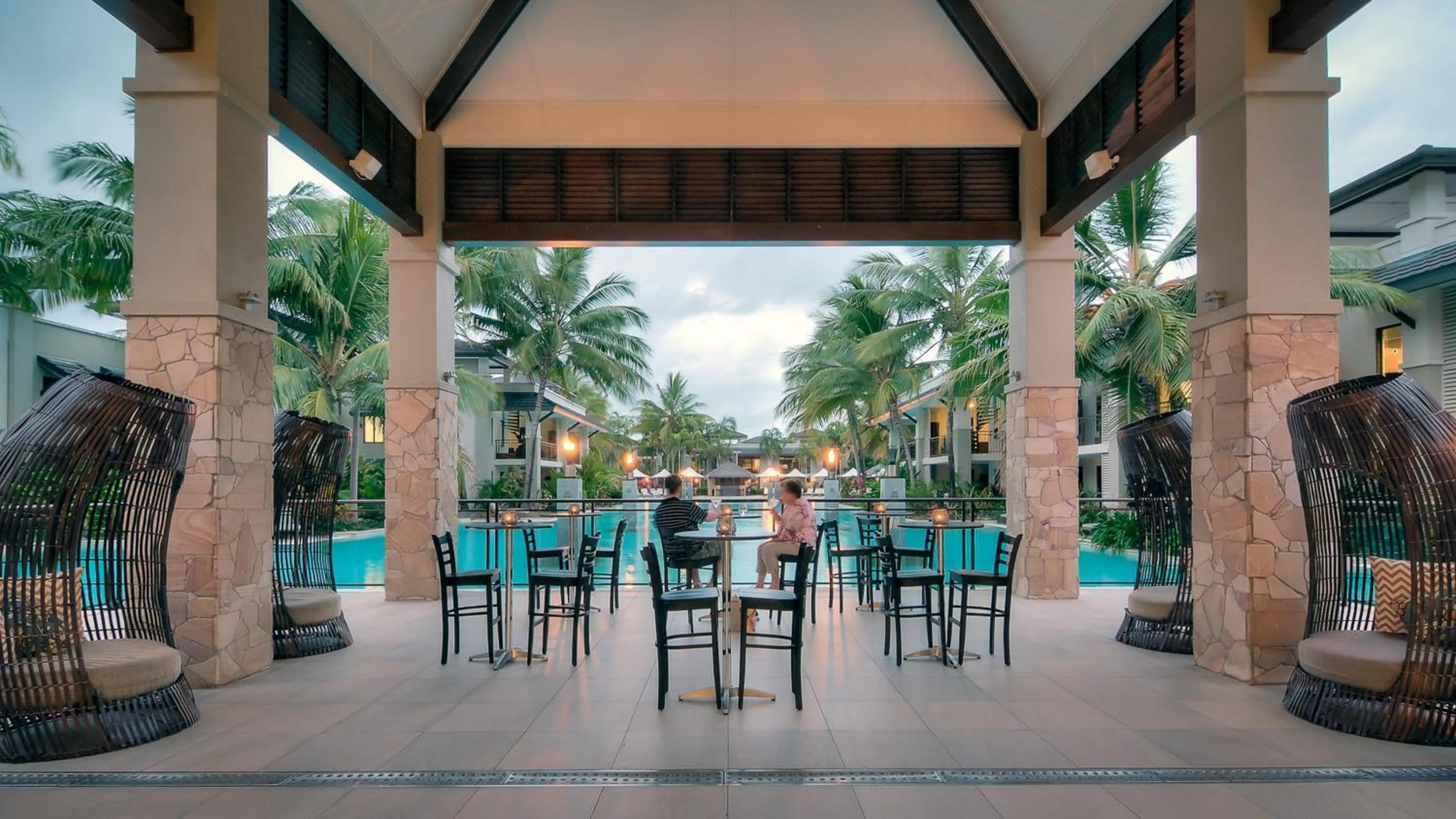 Lobby or reception in Luxury Apartments at Temple Resort and Spa Port Douglas