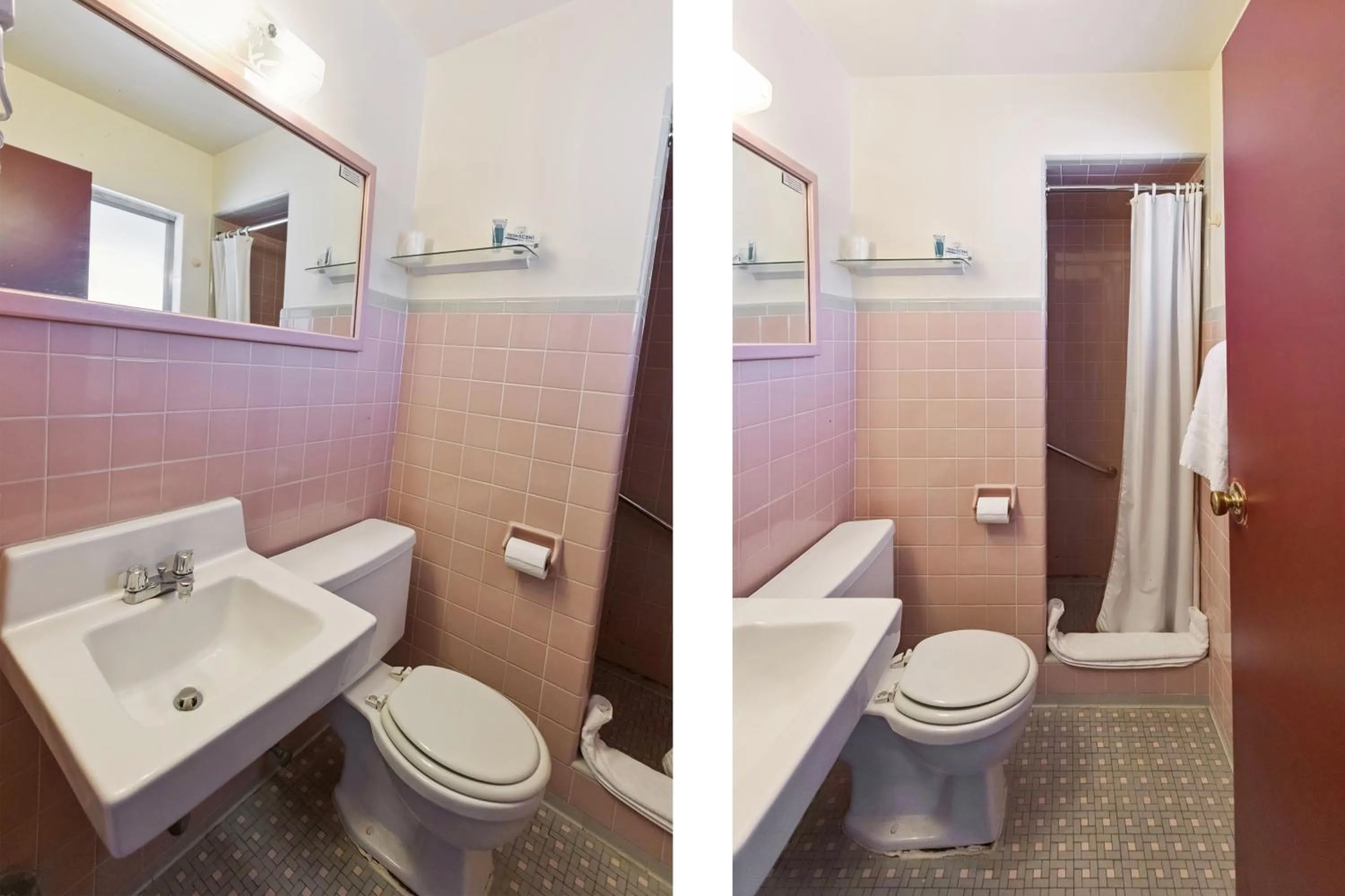 Bathroom in Heidelberg Motel by Capital O Bridgeport Frankenmuth I 75