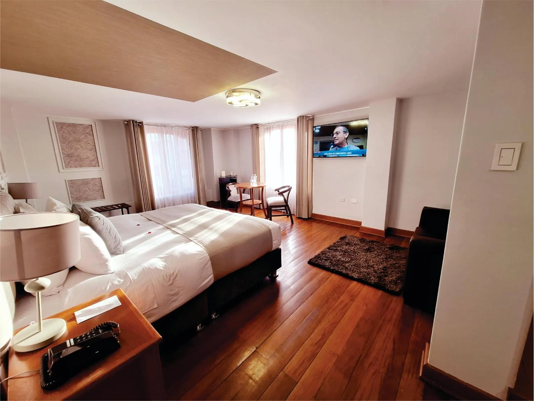 Bedroom, Bed in Hotel Fundador by Robles