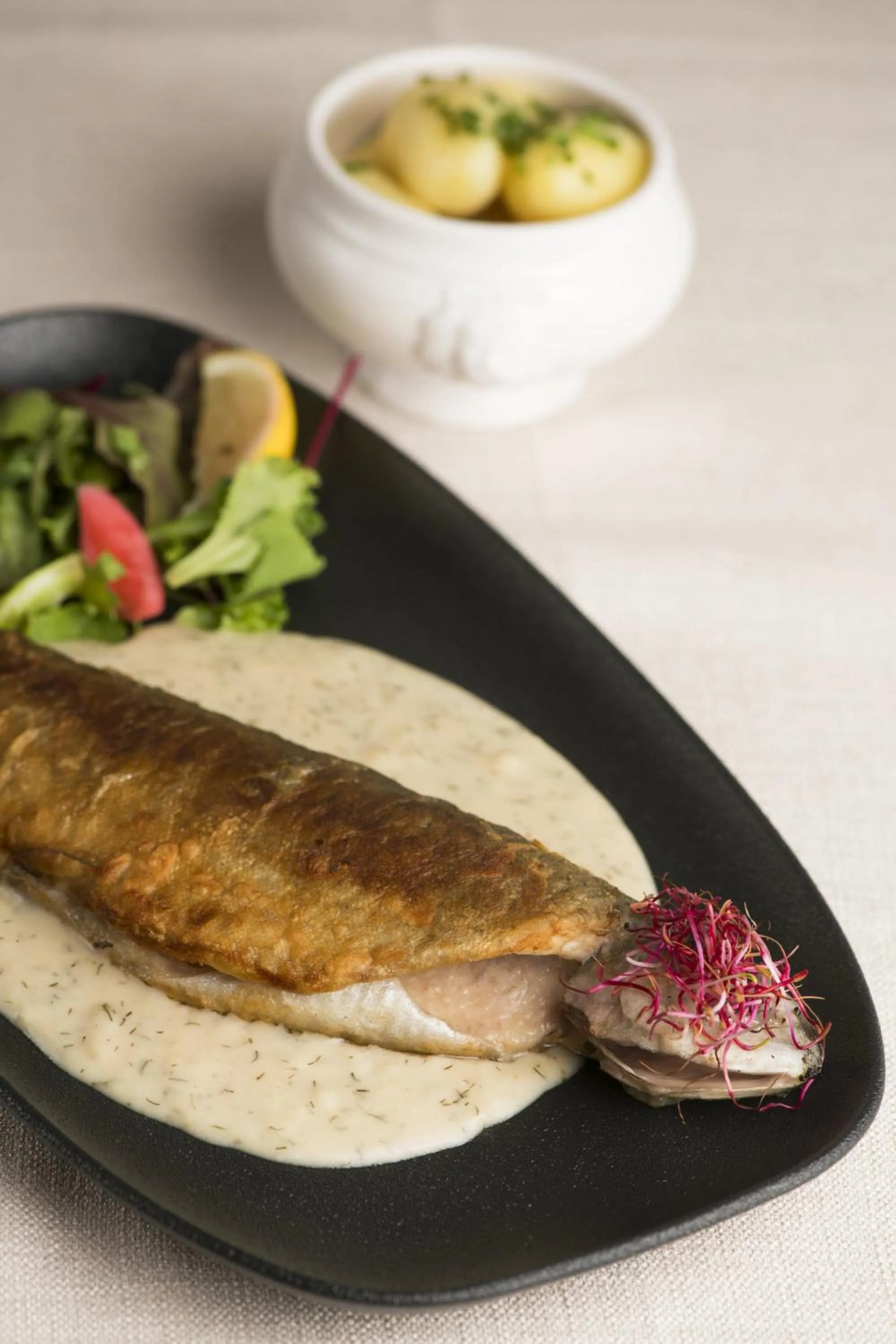 Food close-up in Hôtellerie du Couvent Oberbronn