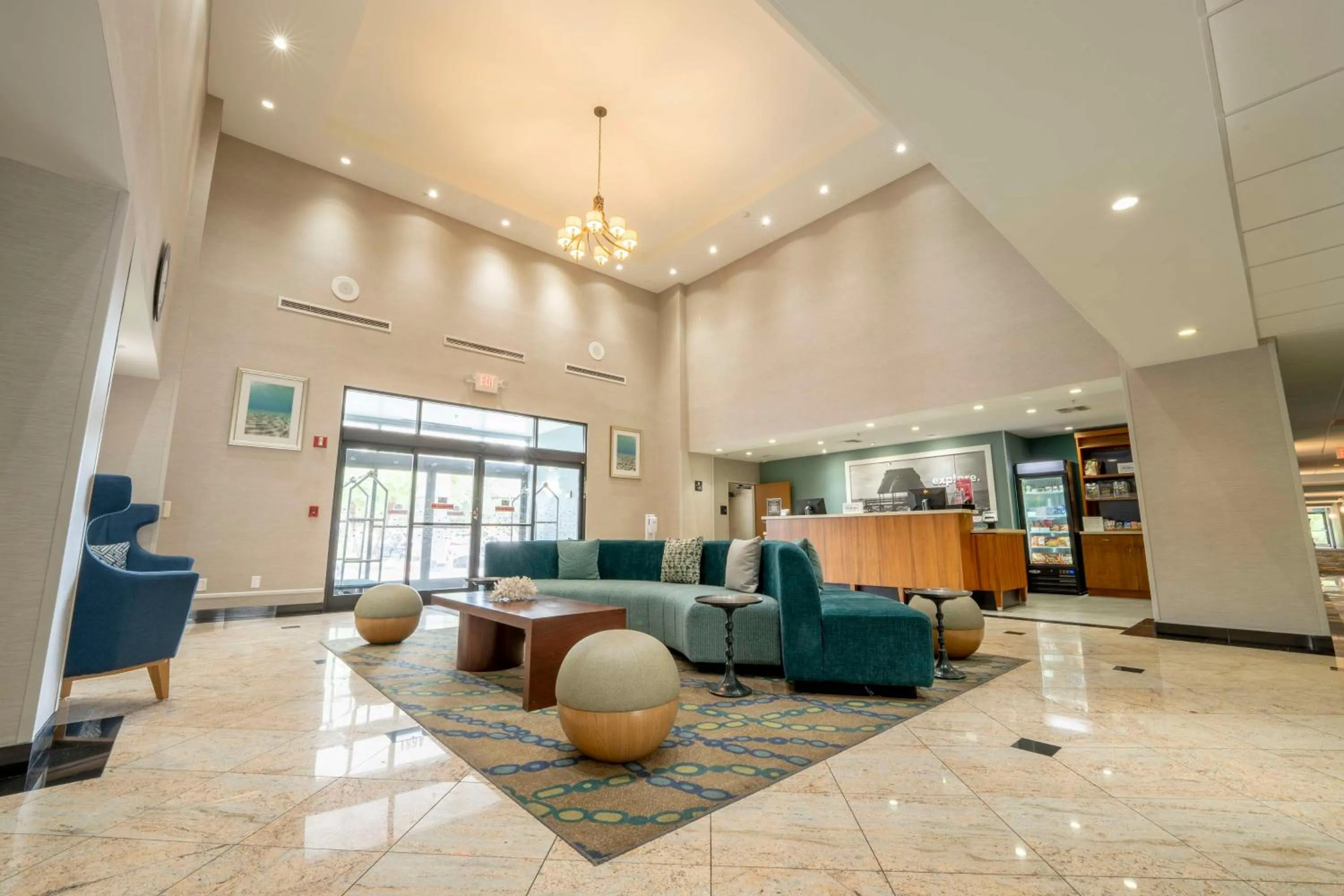 Lobby or reception in Hampton Inn Jacksonville South/I-95 at JTB