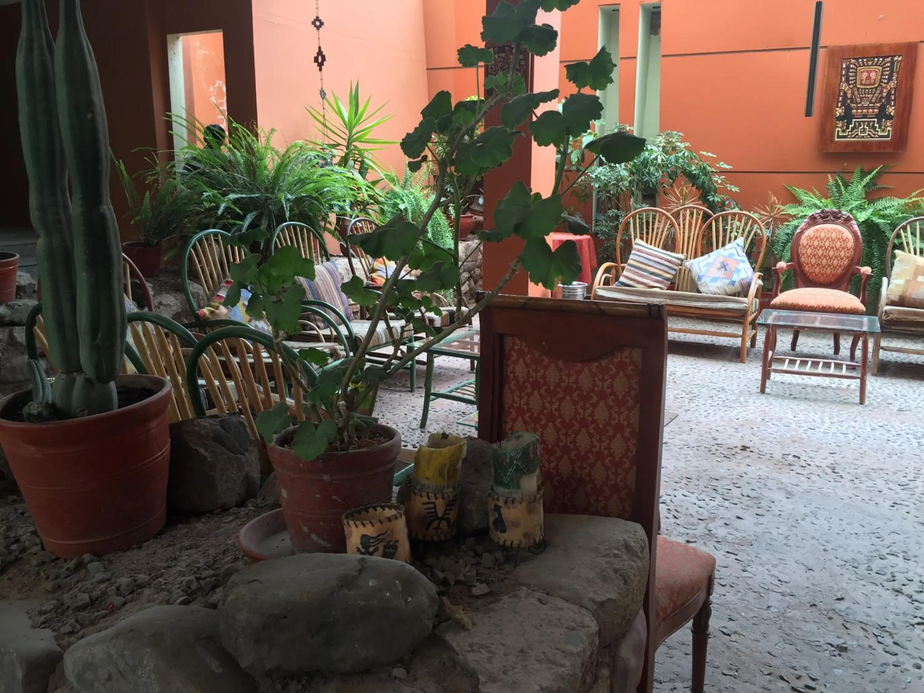 Patio in Taypikala Hotel Cusco