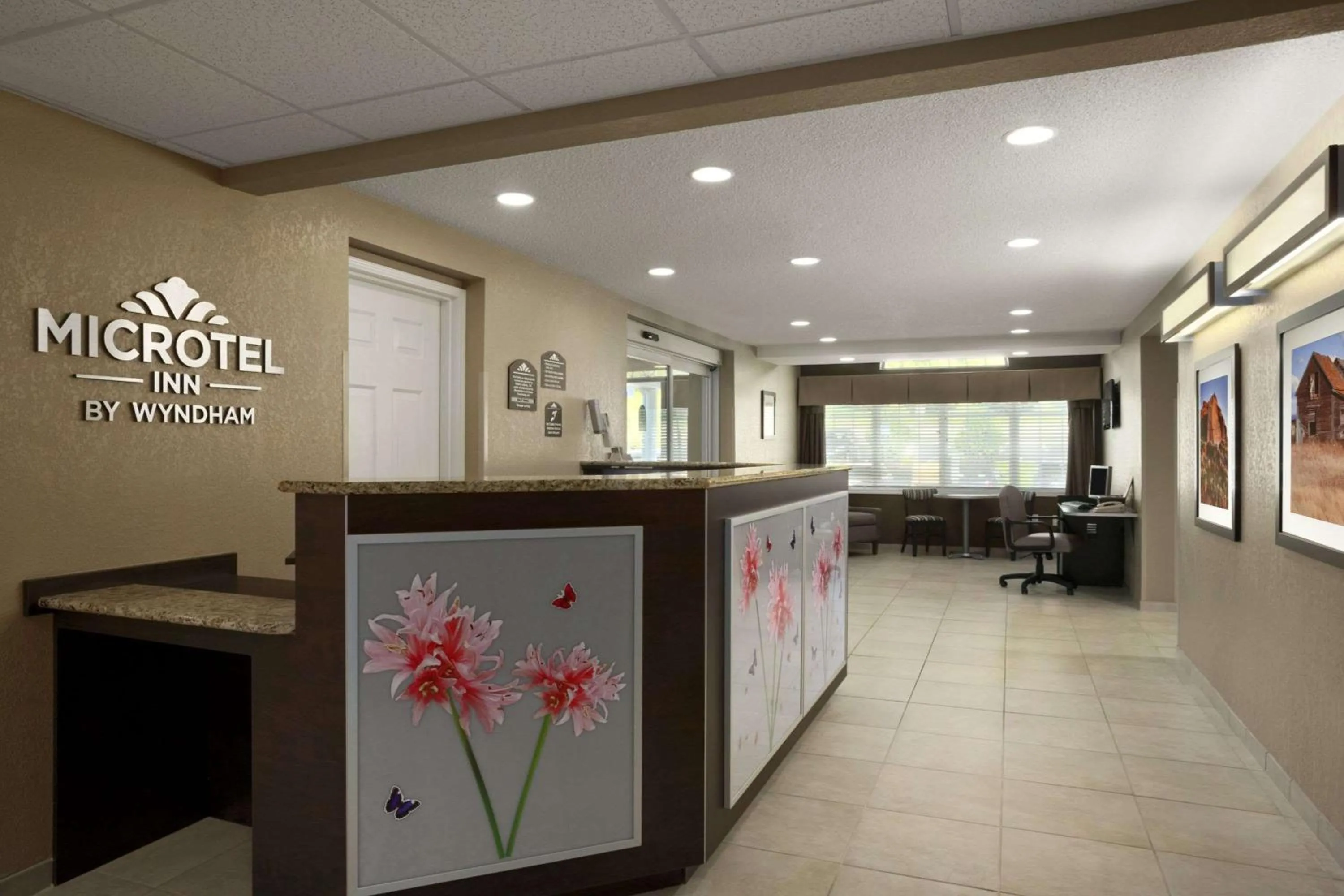Lobby or reception in Microtel Inn & Suites By Wyndham Mineral Wells/Parkersburg