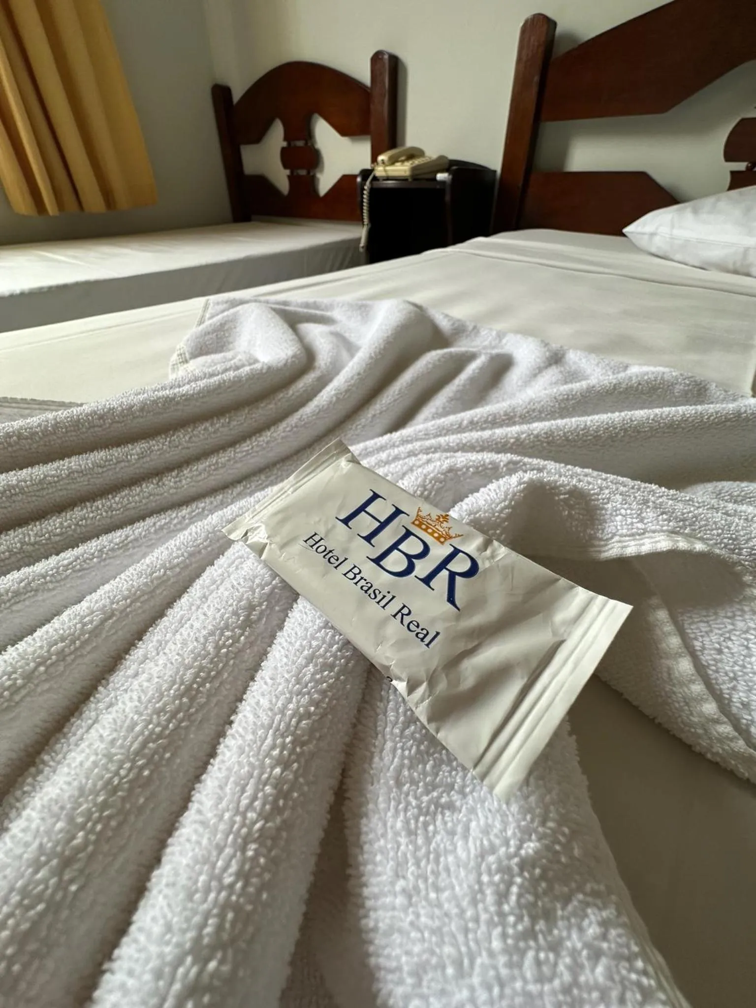 Bed in Hotel Brasil Real