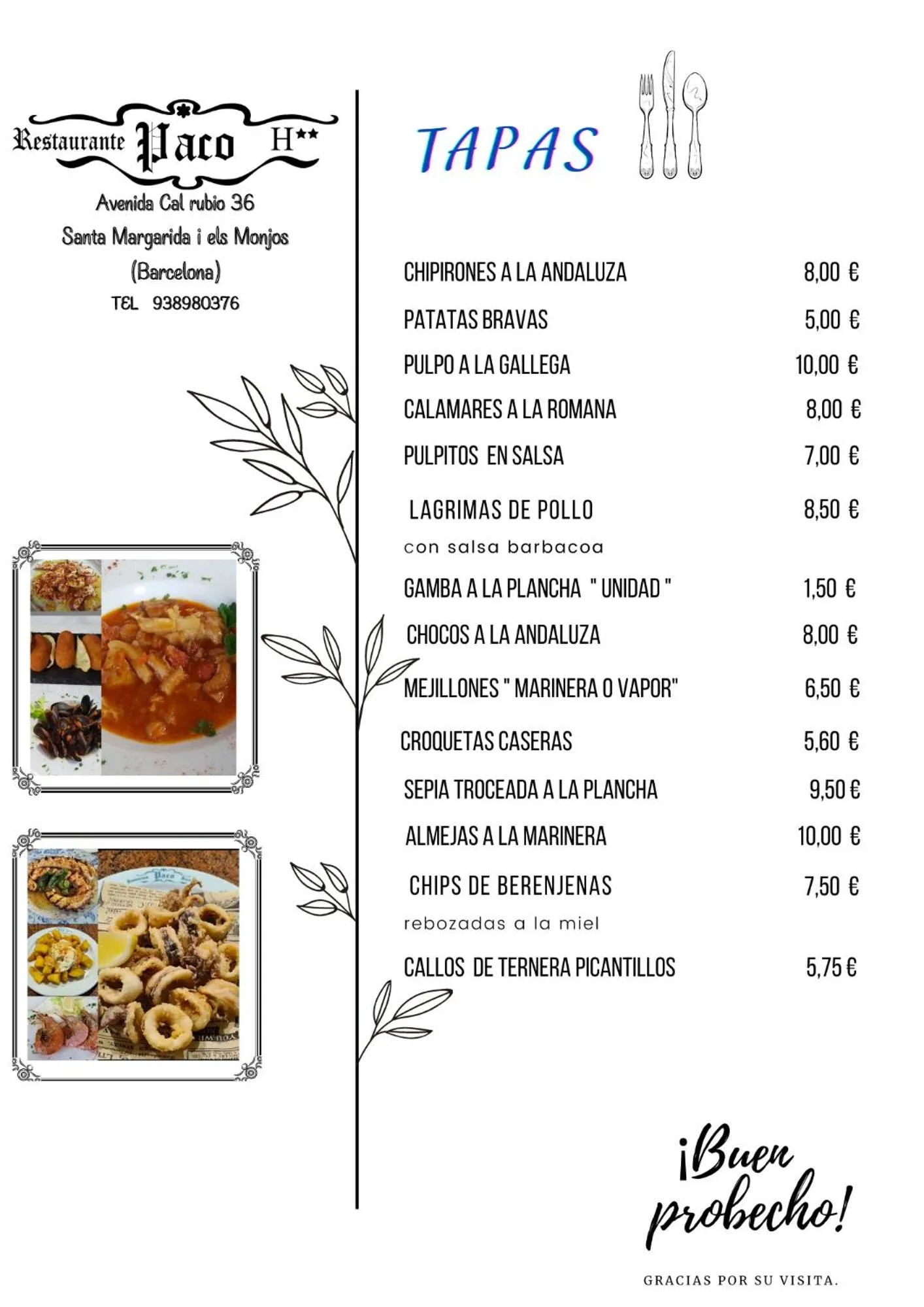 Restaurant/places to eat in Hostal Milenium