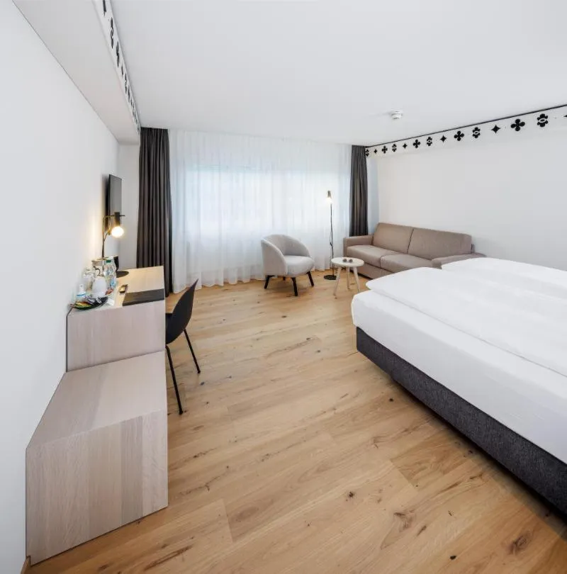 Photo of the whole room, Bed in Hotel Restaurant Krone