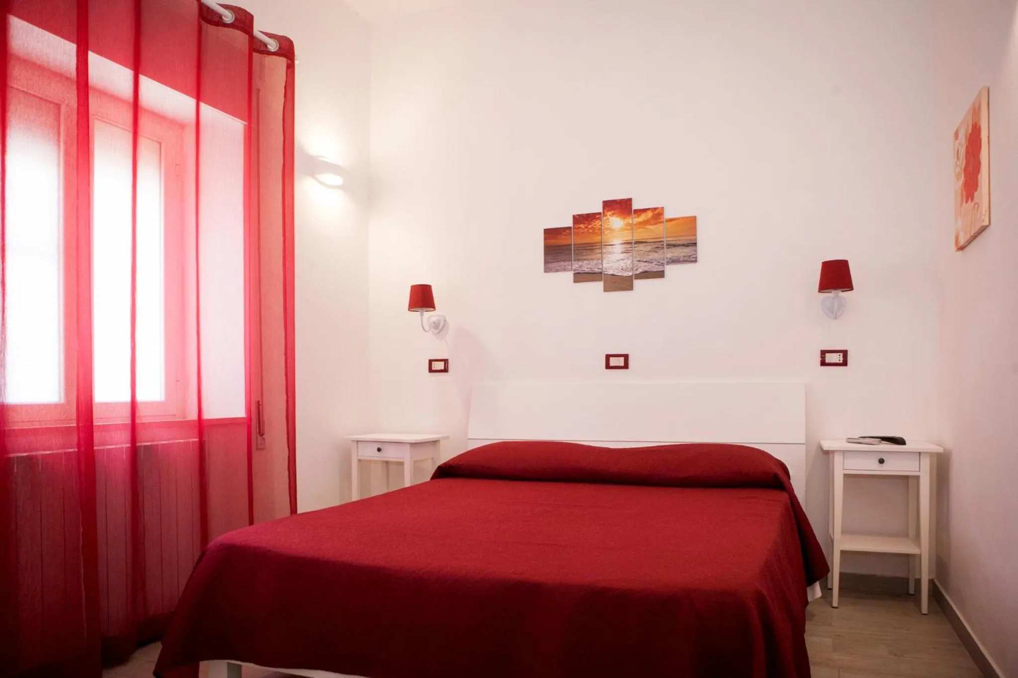 Bedroom, Bed in B&B La Pineta