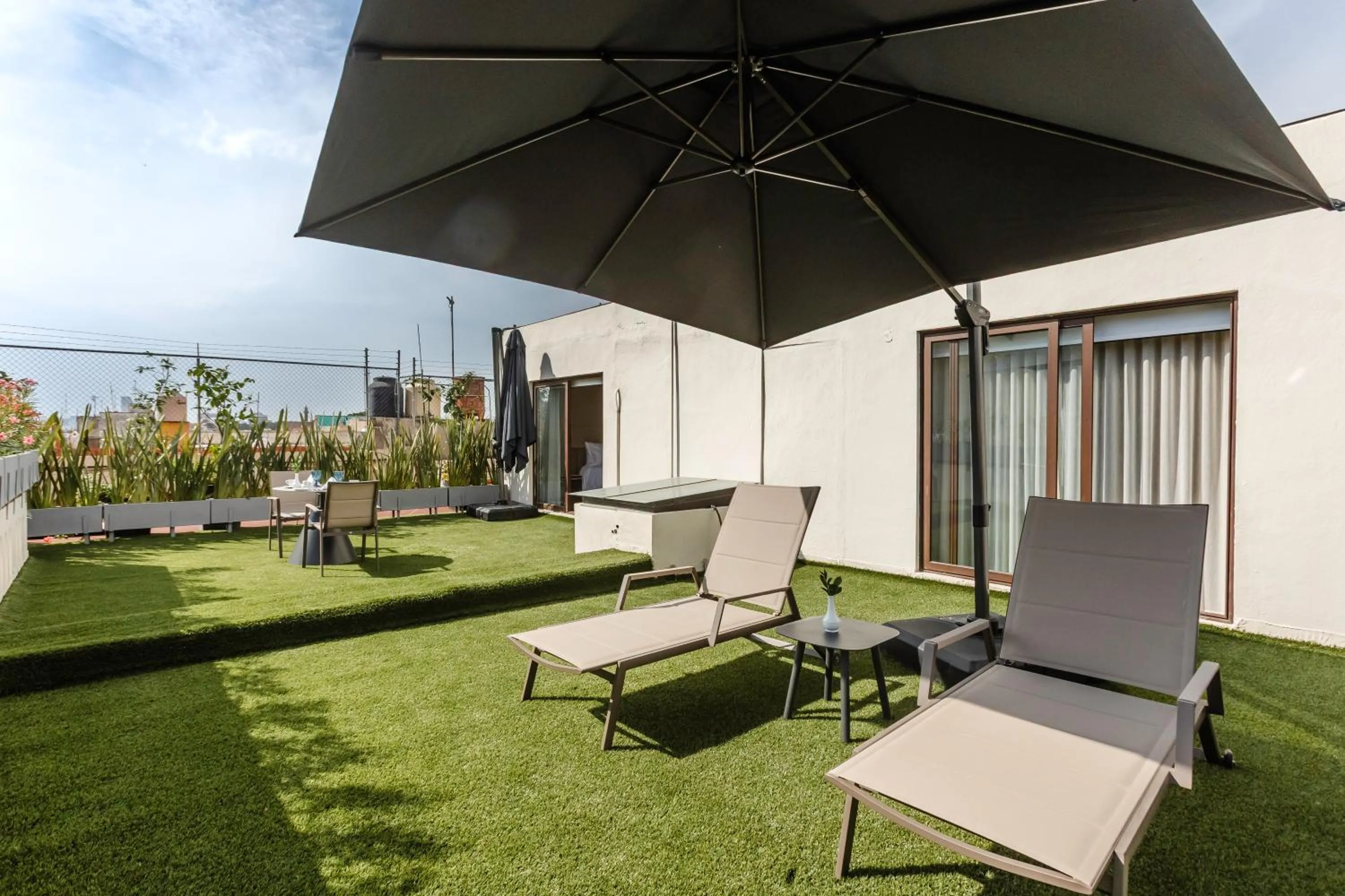 Garden in Quinta Real Puebla