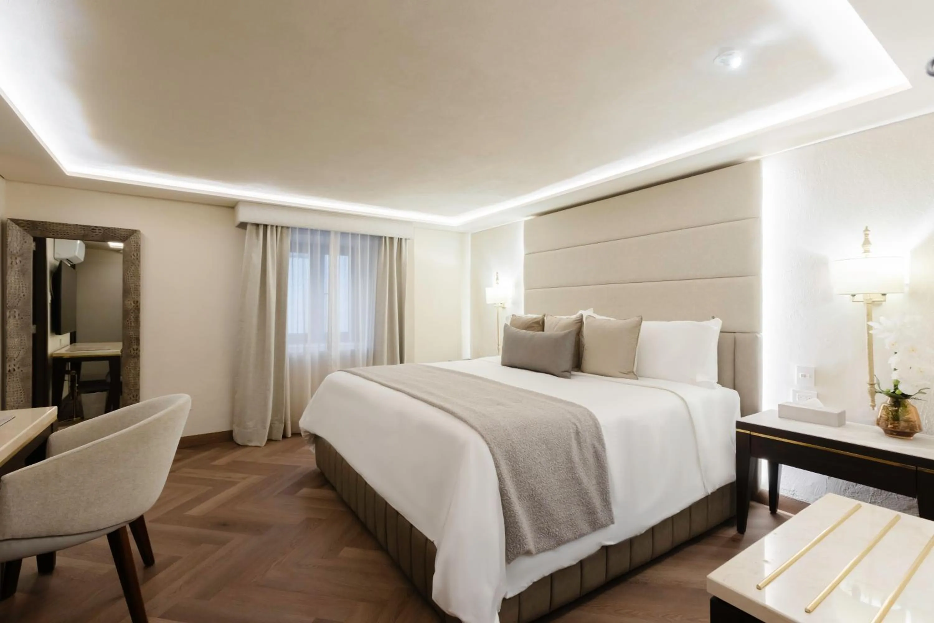 Bed in Quinta Real Puebla