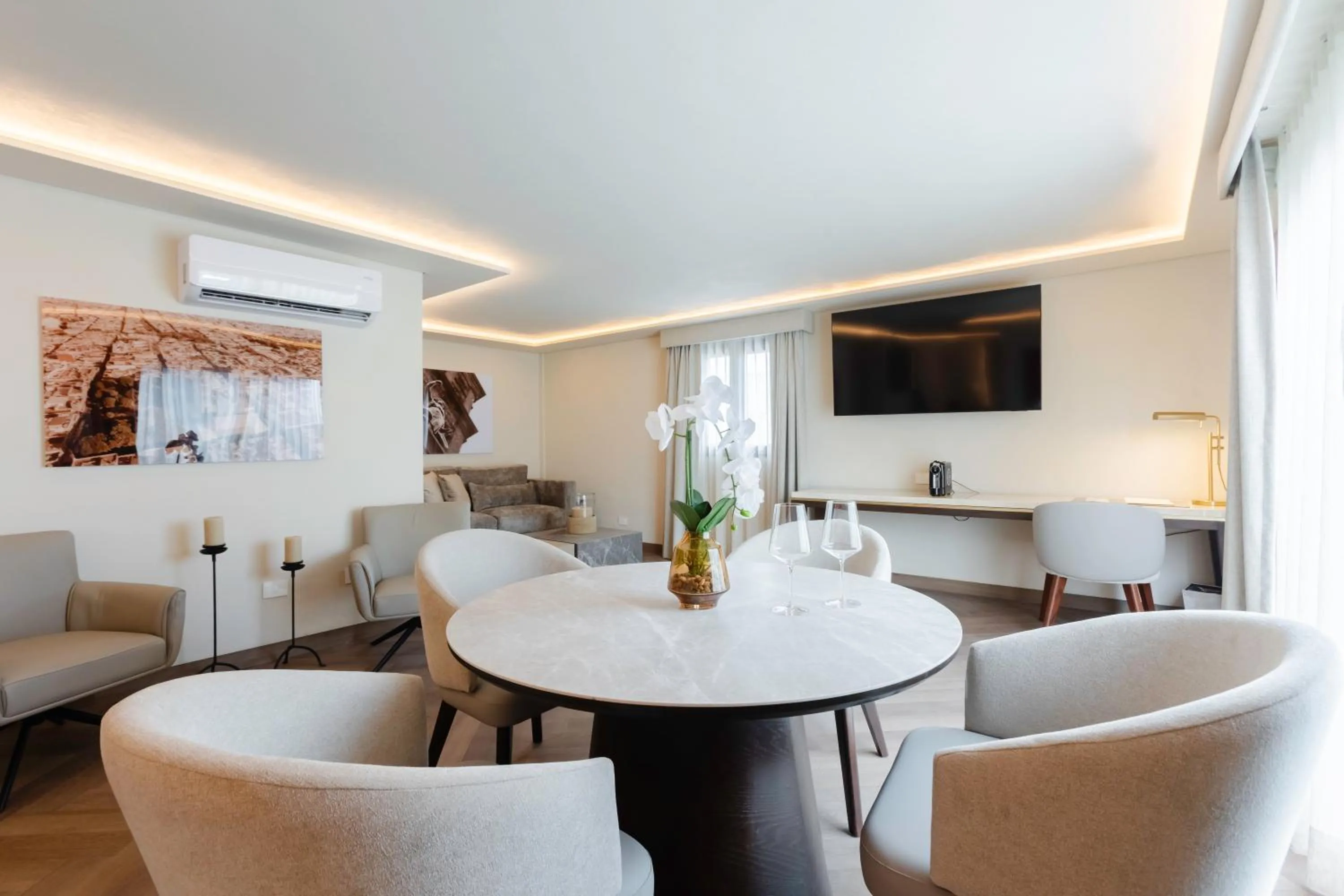 Living room in Quinta Real Puebla