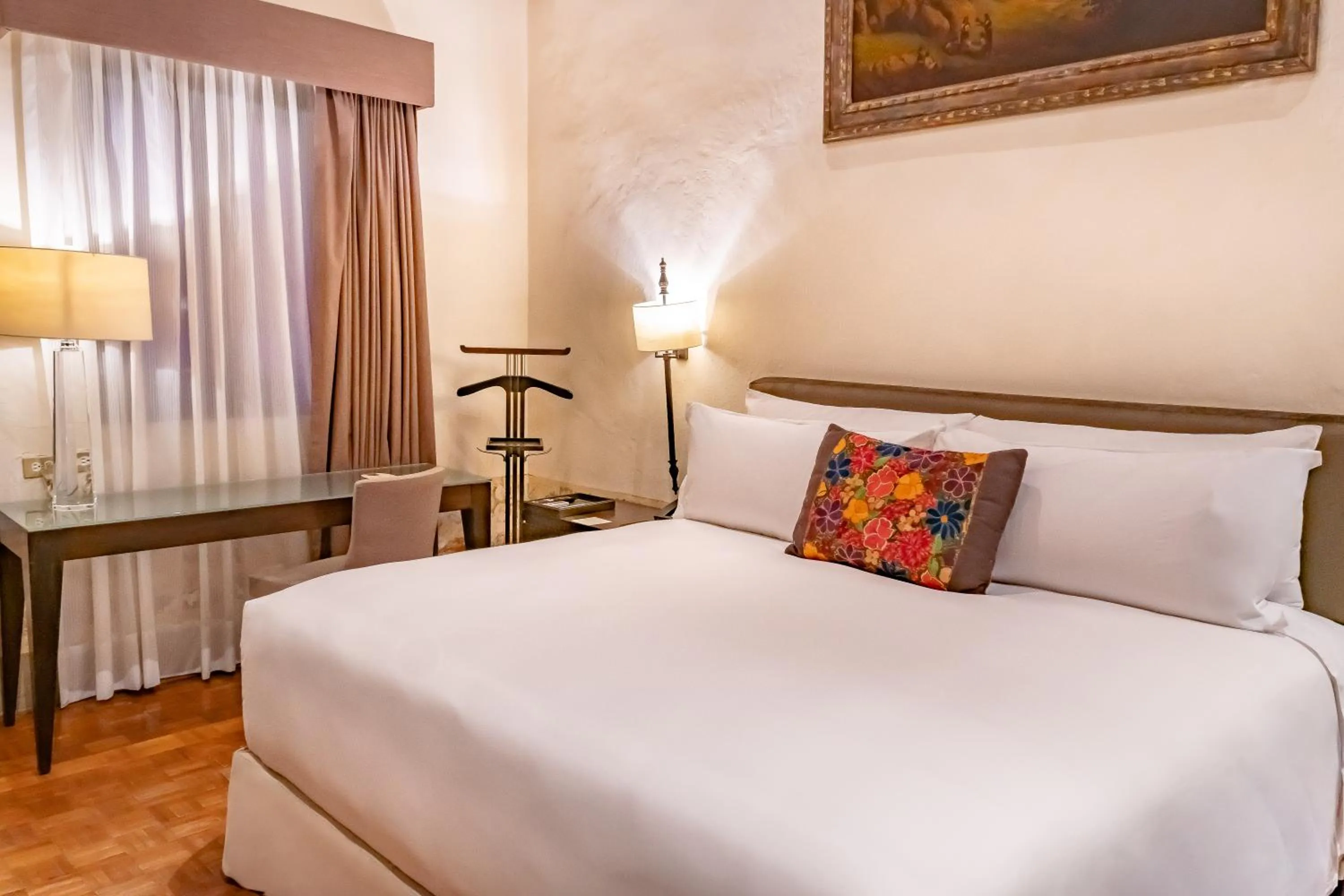 Bed in Quinta Real Puebla