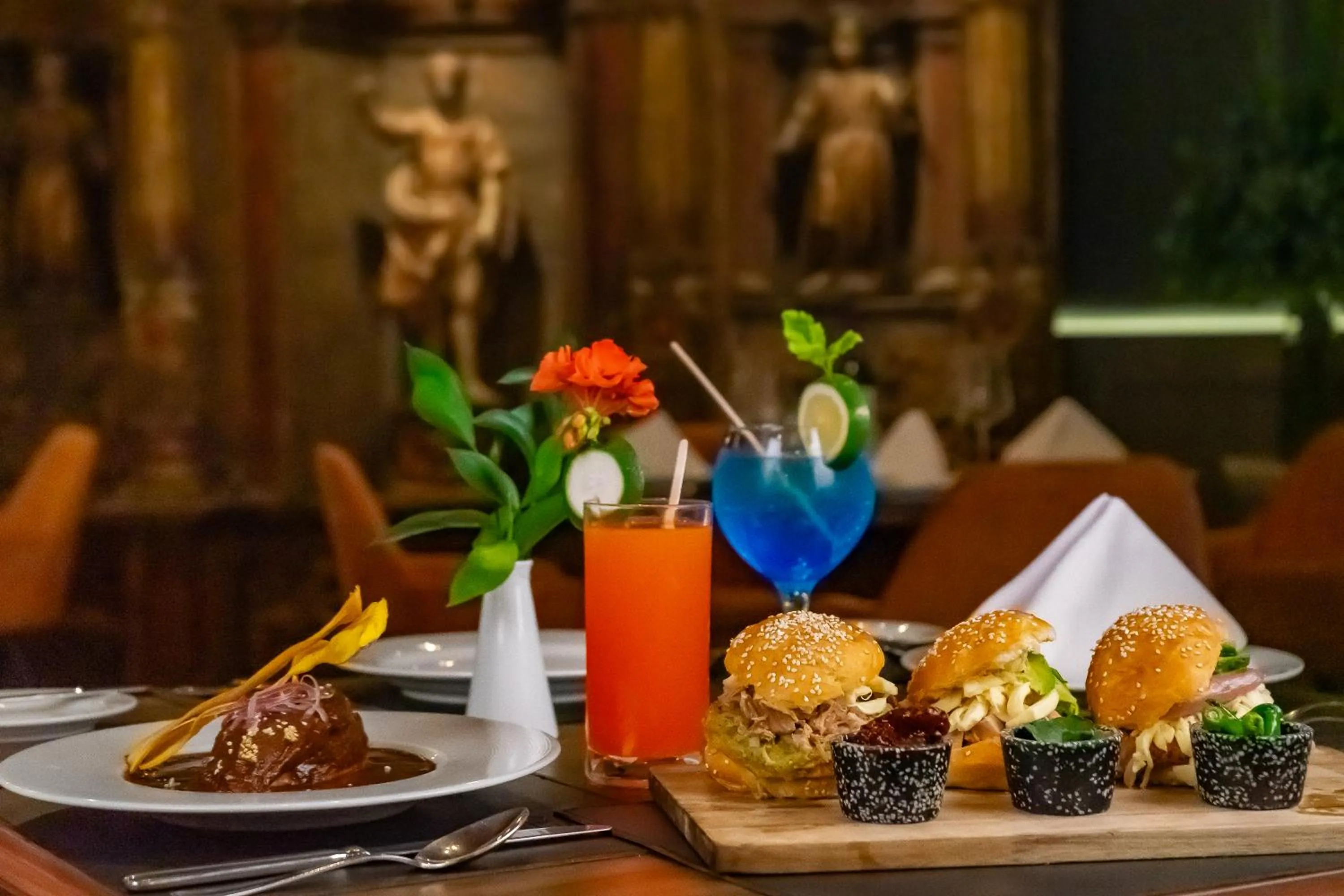 Food in Quinta Real Puebla