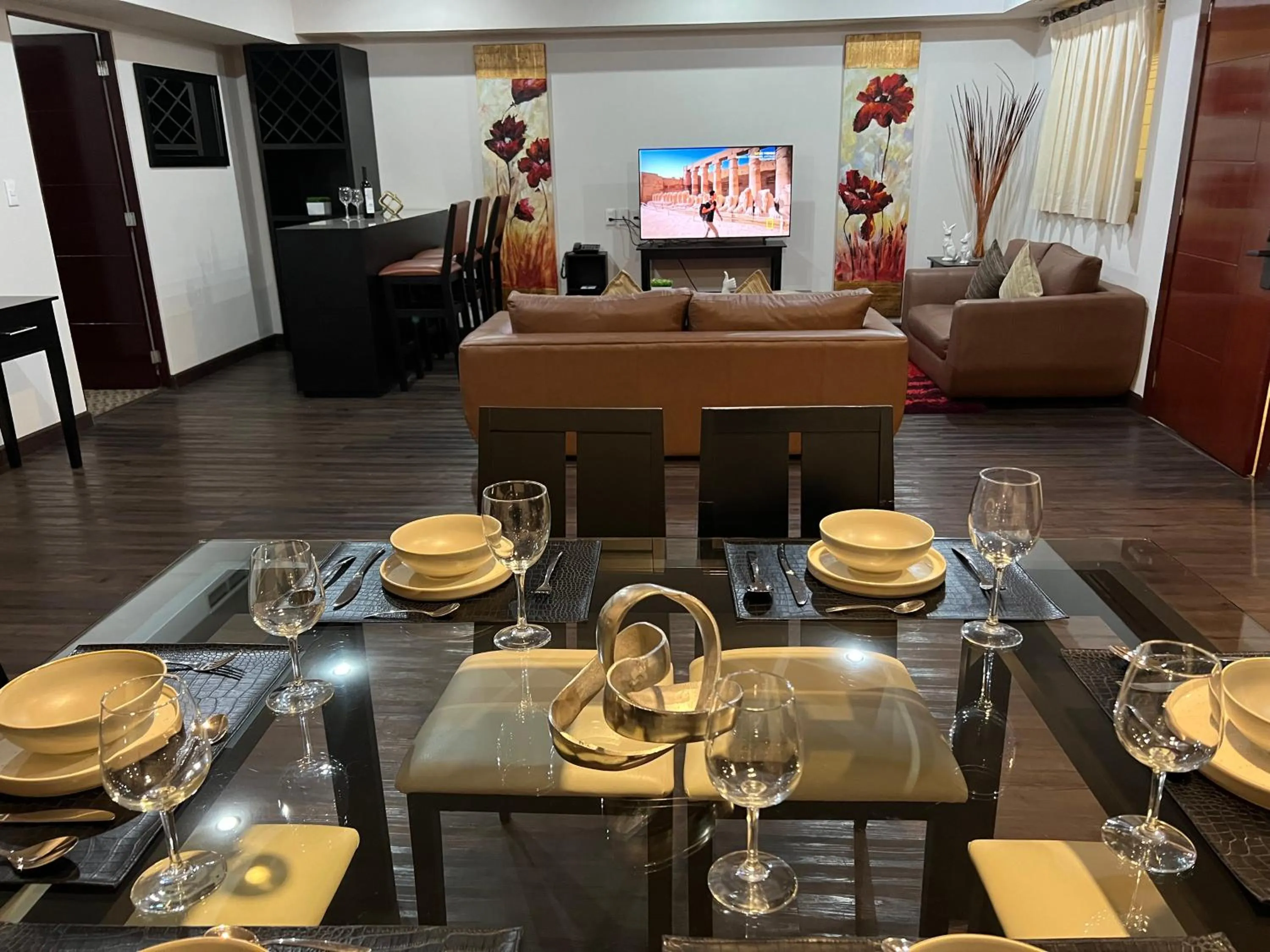 Living room in St Isidro Suites Corporate Housing SPA & Wellness Center