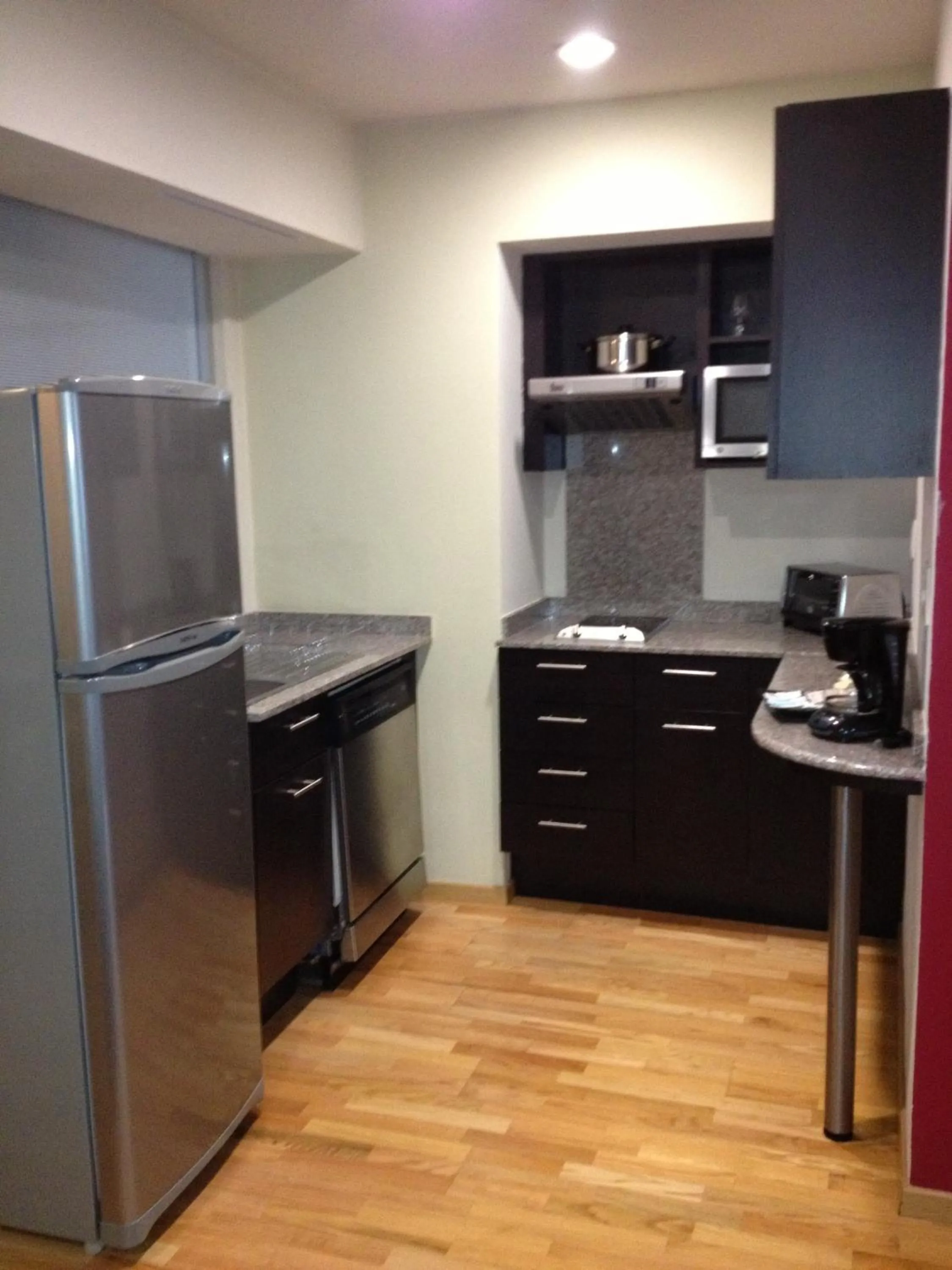 Kitchen or kitchenette in St Isidro Suites Corporate Housing SPA & Wellness Center