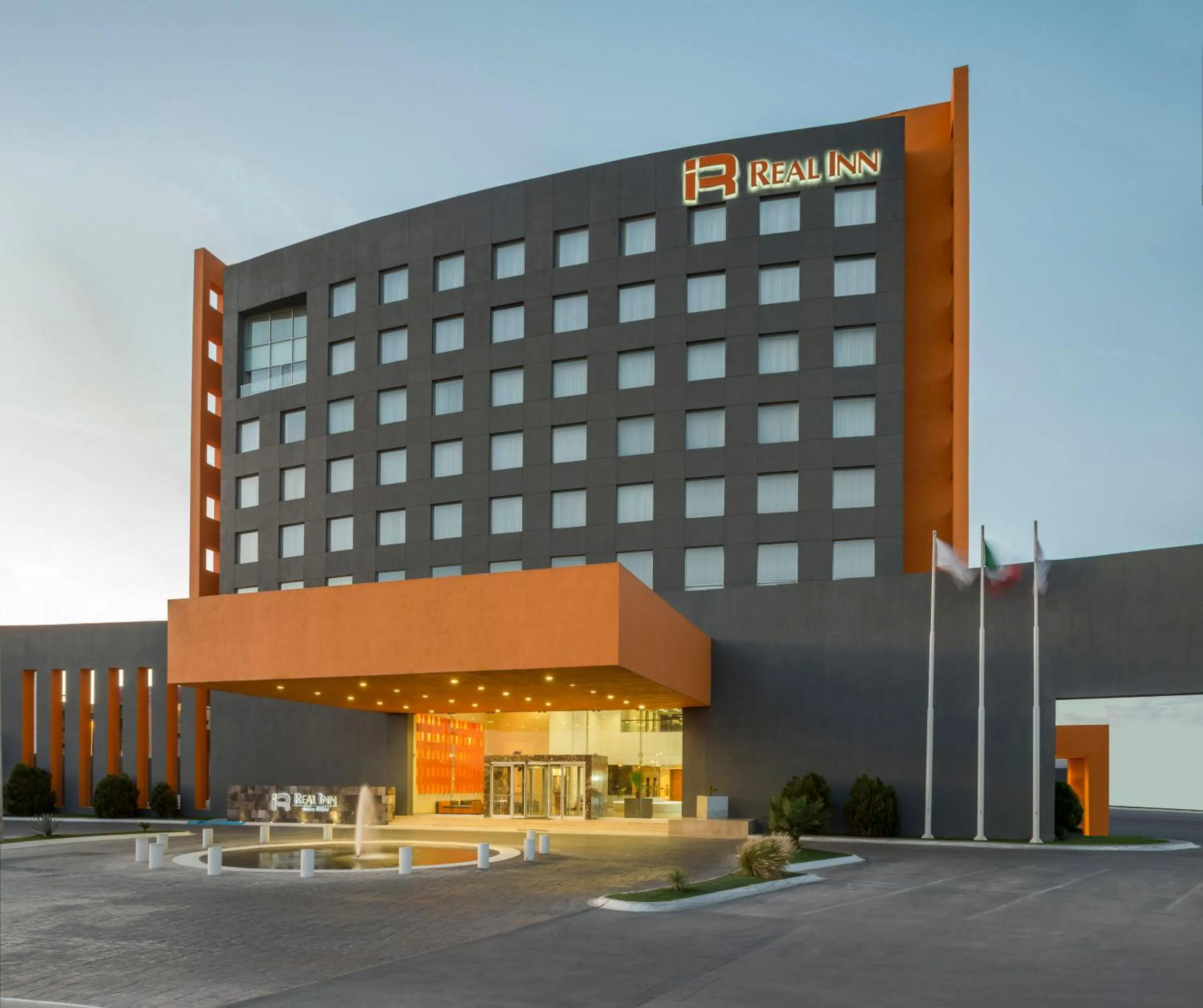 Property building in Real Inn Ciudad Juarez by the USA Consulate