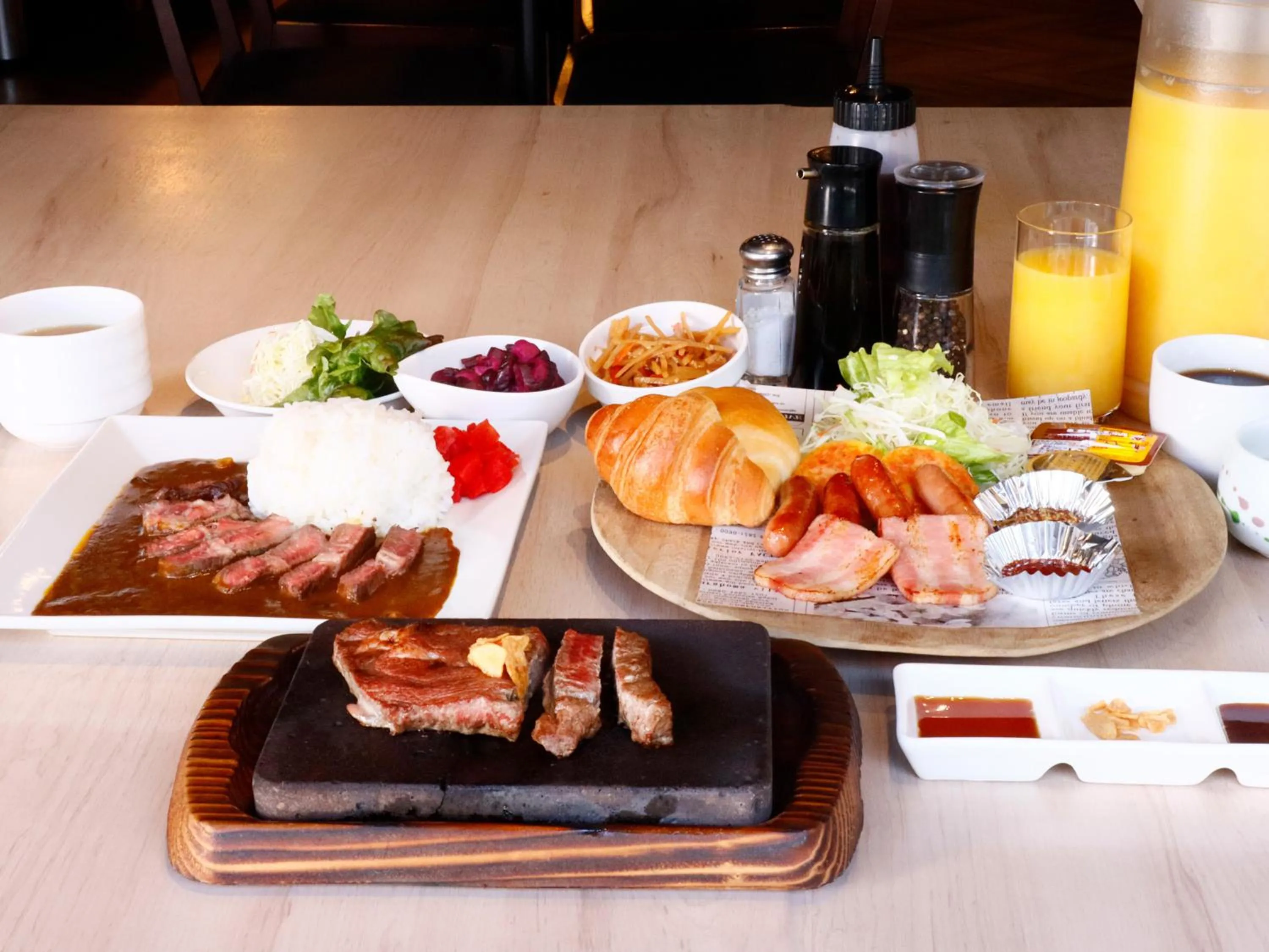 Breakfast in Hotel Abest Osu Kannon Ekimae Hane no Yu