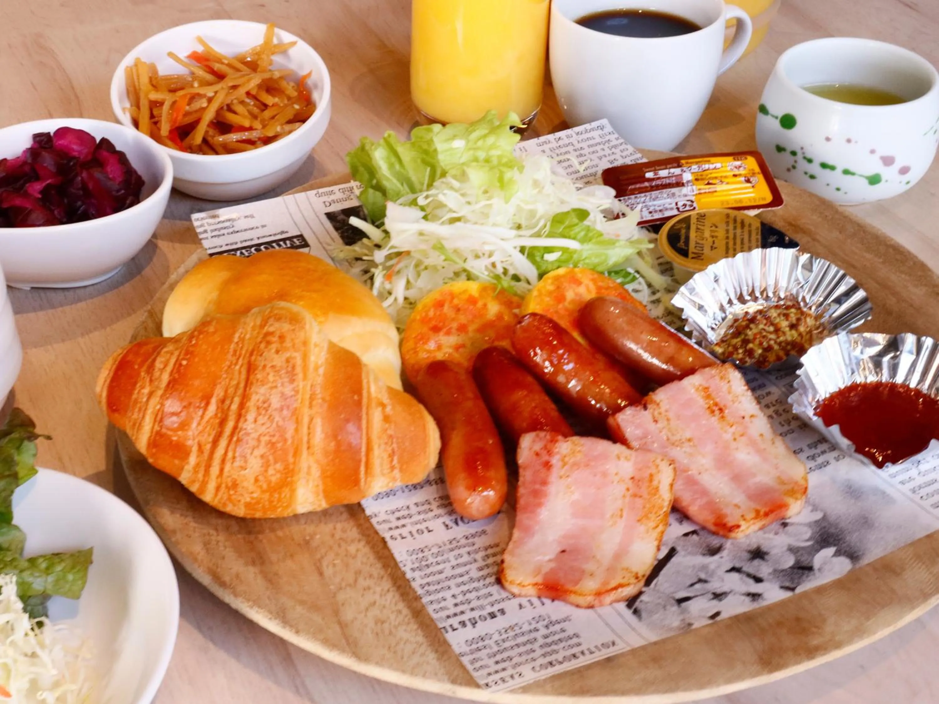 Buffet breakfast in Hotel Abest Osu Kannon Ekimae Hane no Yu