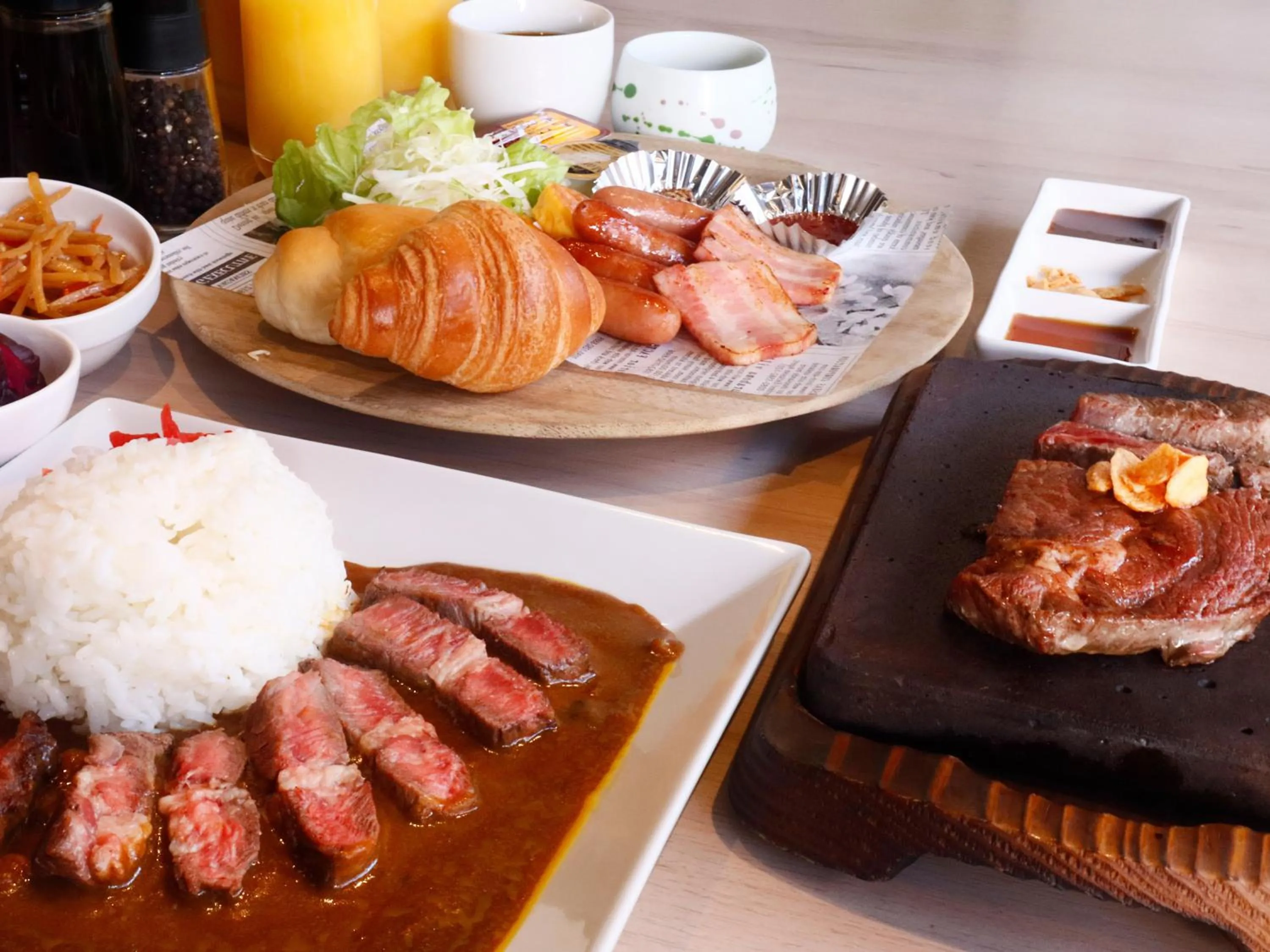 Breakfast in Hotel Abest Osu Kannon Ekimae Hane no Yu