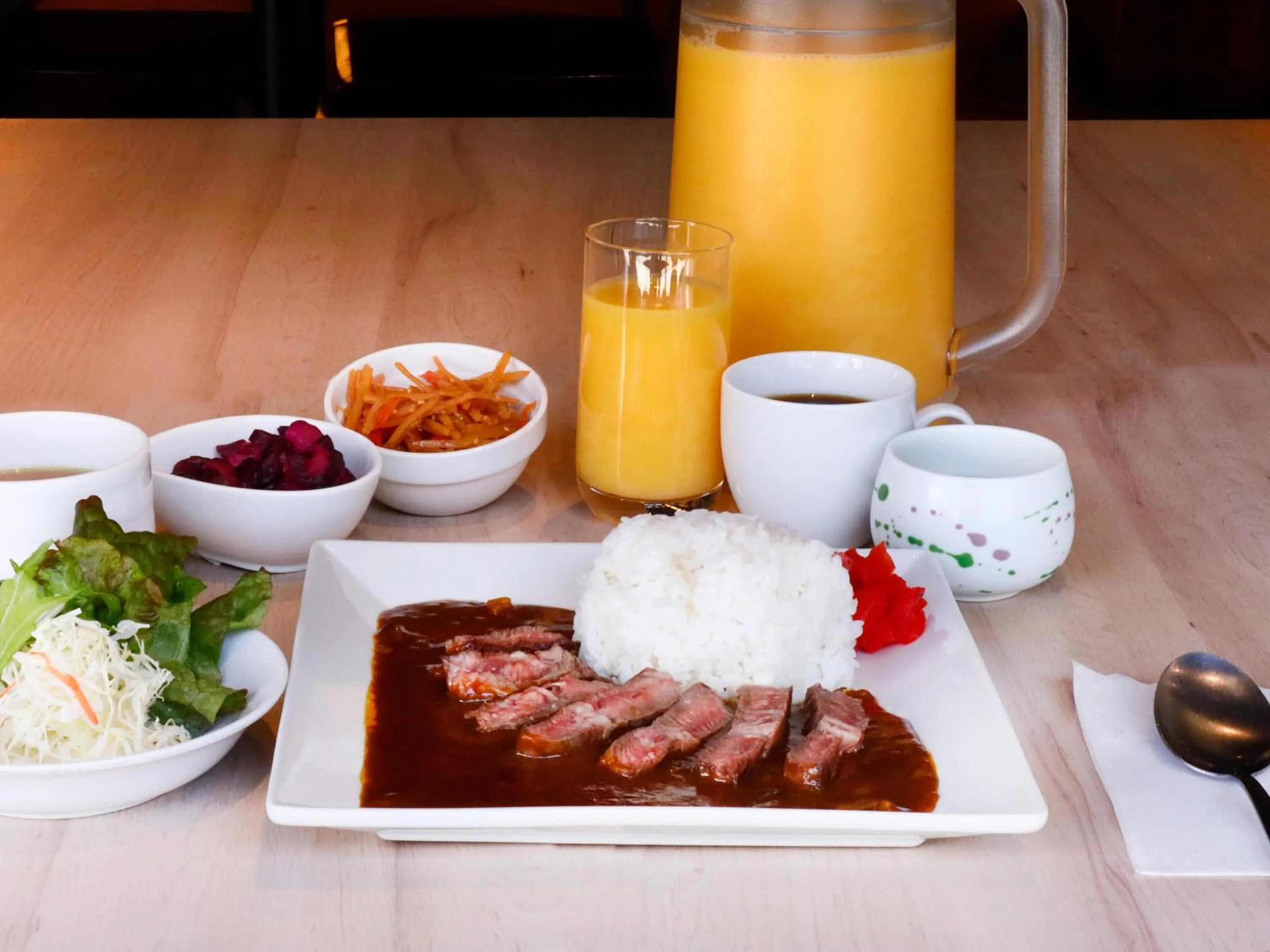 Breakfast in Hotel Abest Osu Kannon Ekimae Hane no Yu