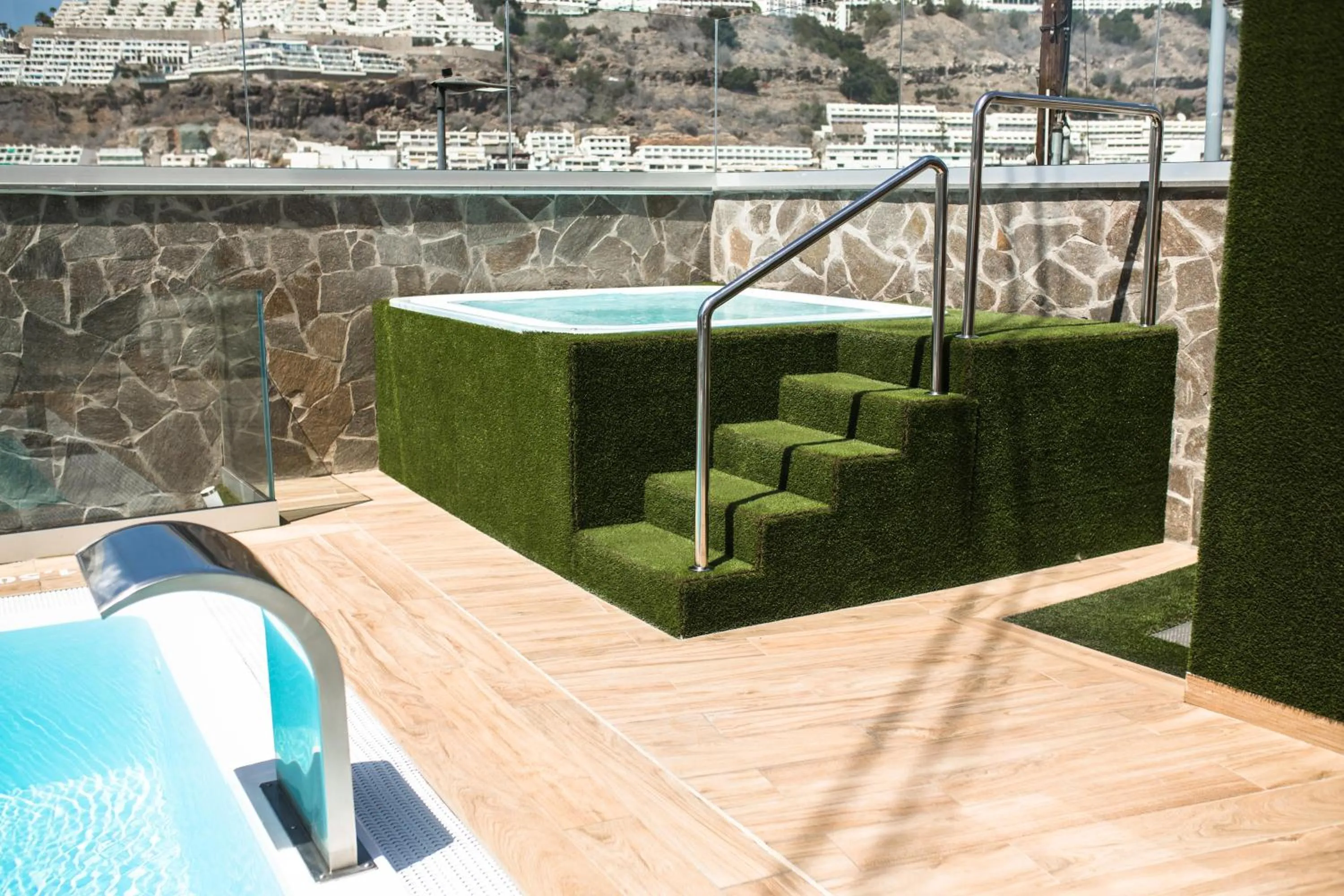 Balcony/Terrace in IG Nachosol Atlantic & Yaizasol by Servatur - Adults Only