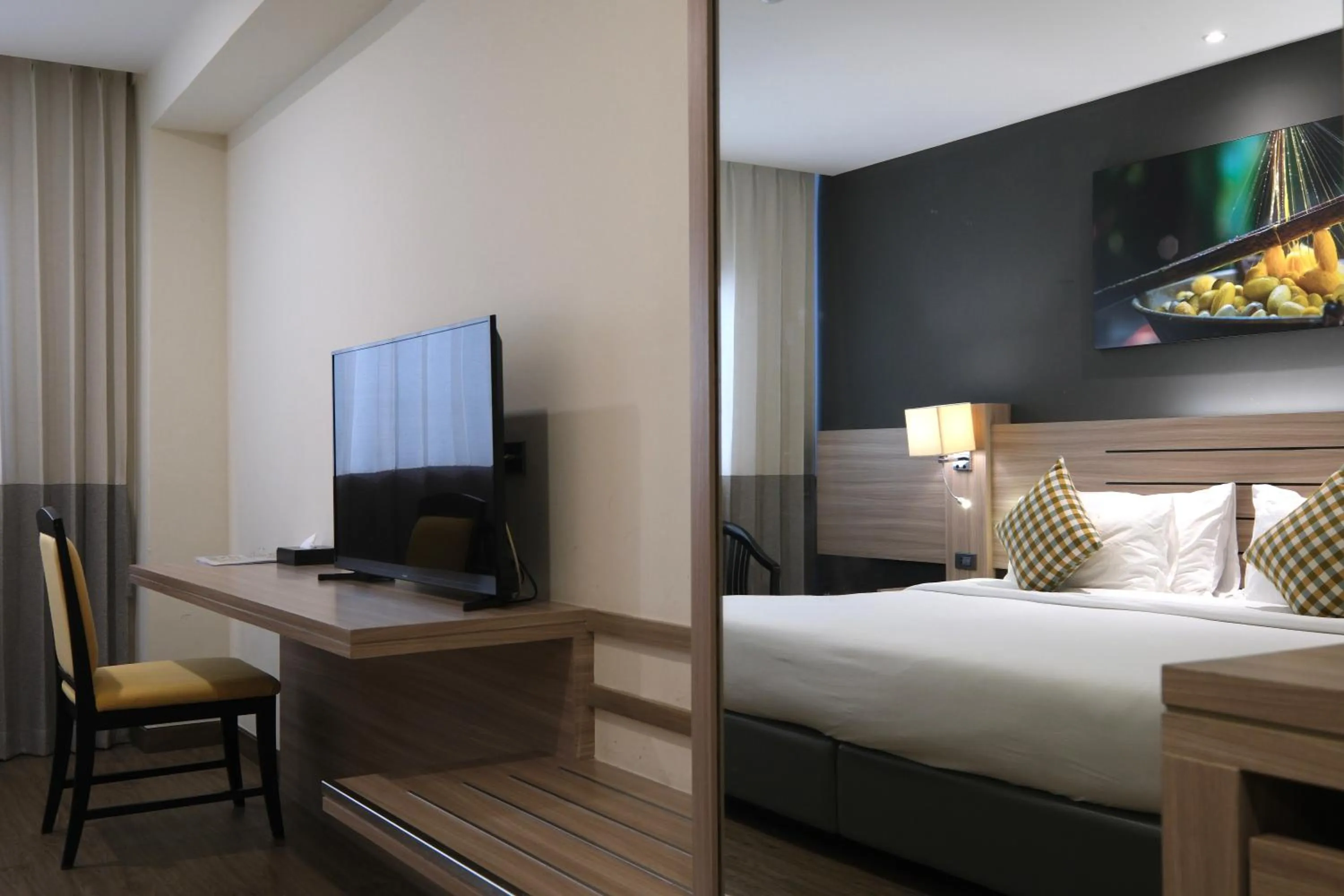 Bed in Le cassia Hotel