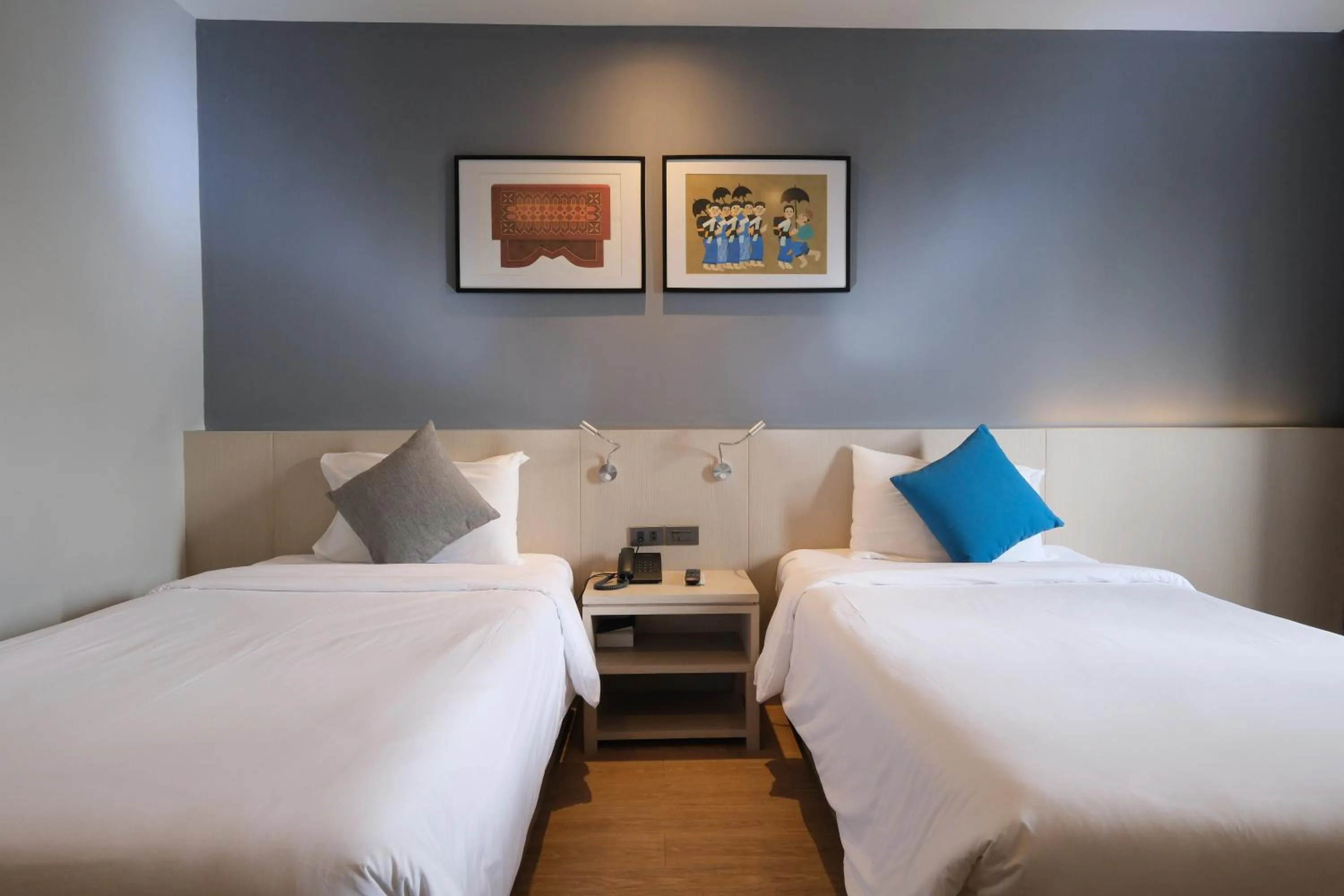 Bed in Le cassia Hotel