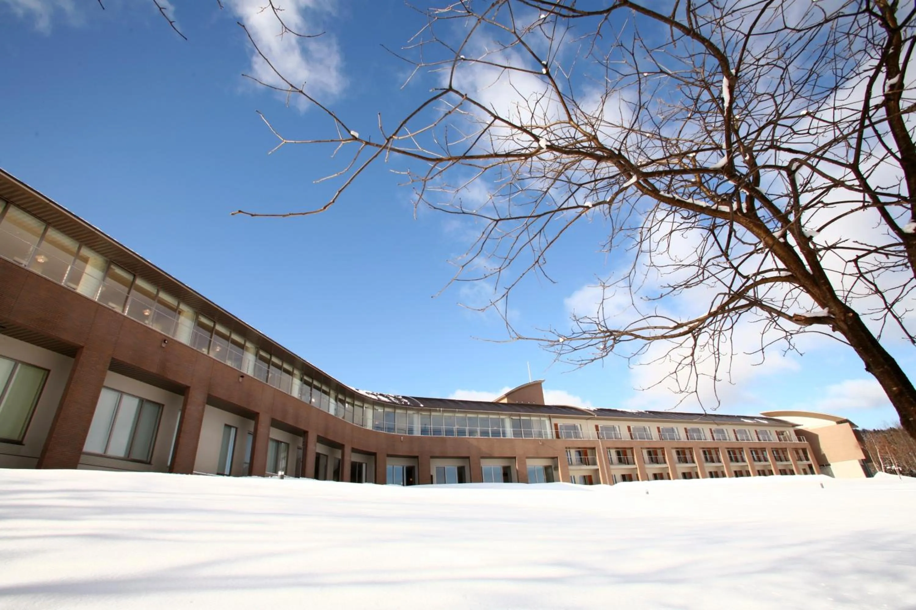 Facade/entrance in Furano Hotel