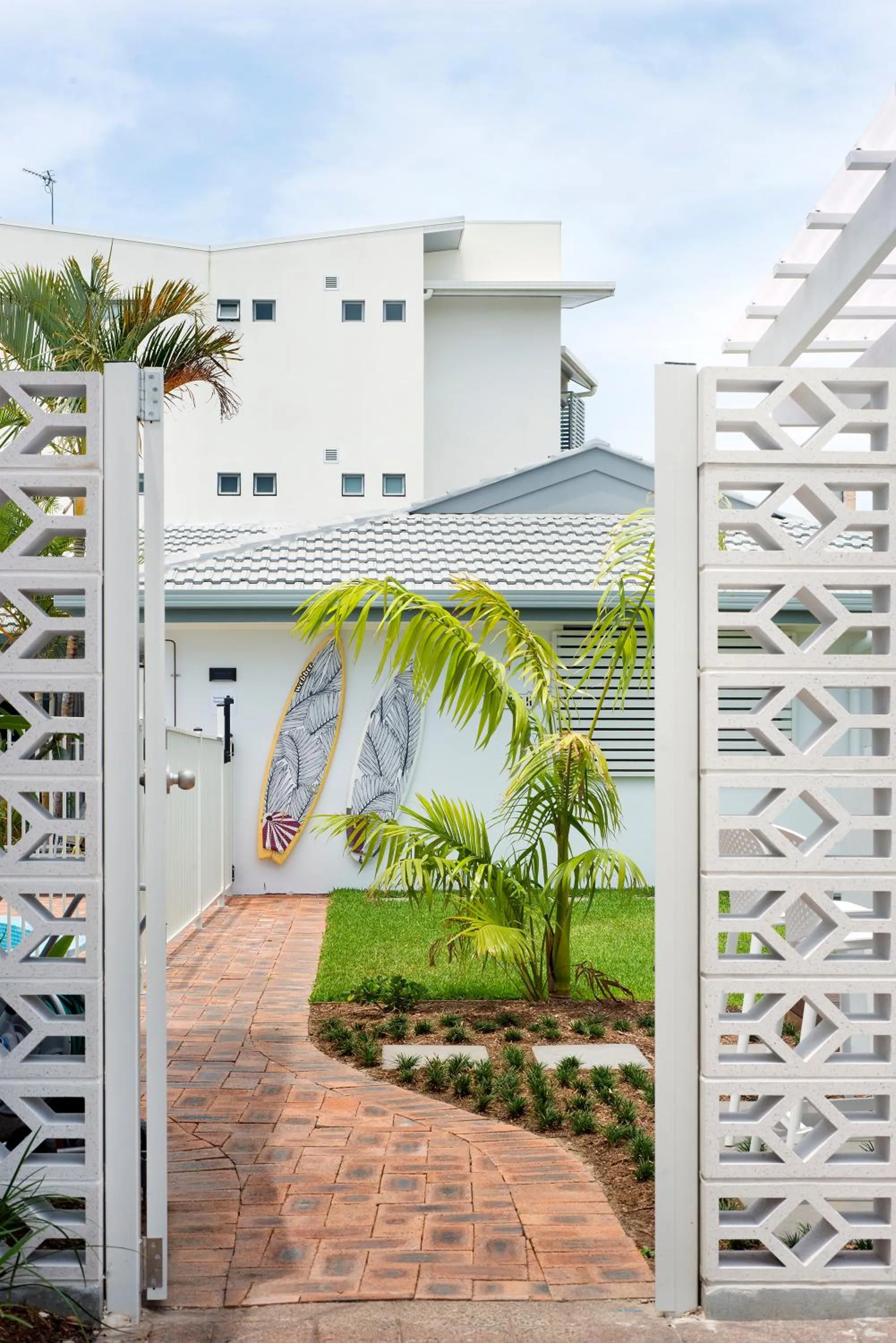 Facade/entrance in Blue Heron Boutique Motel