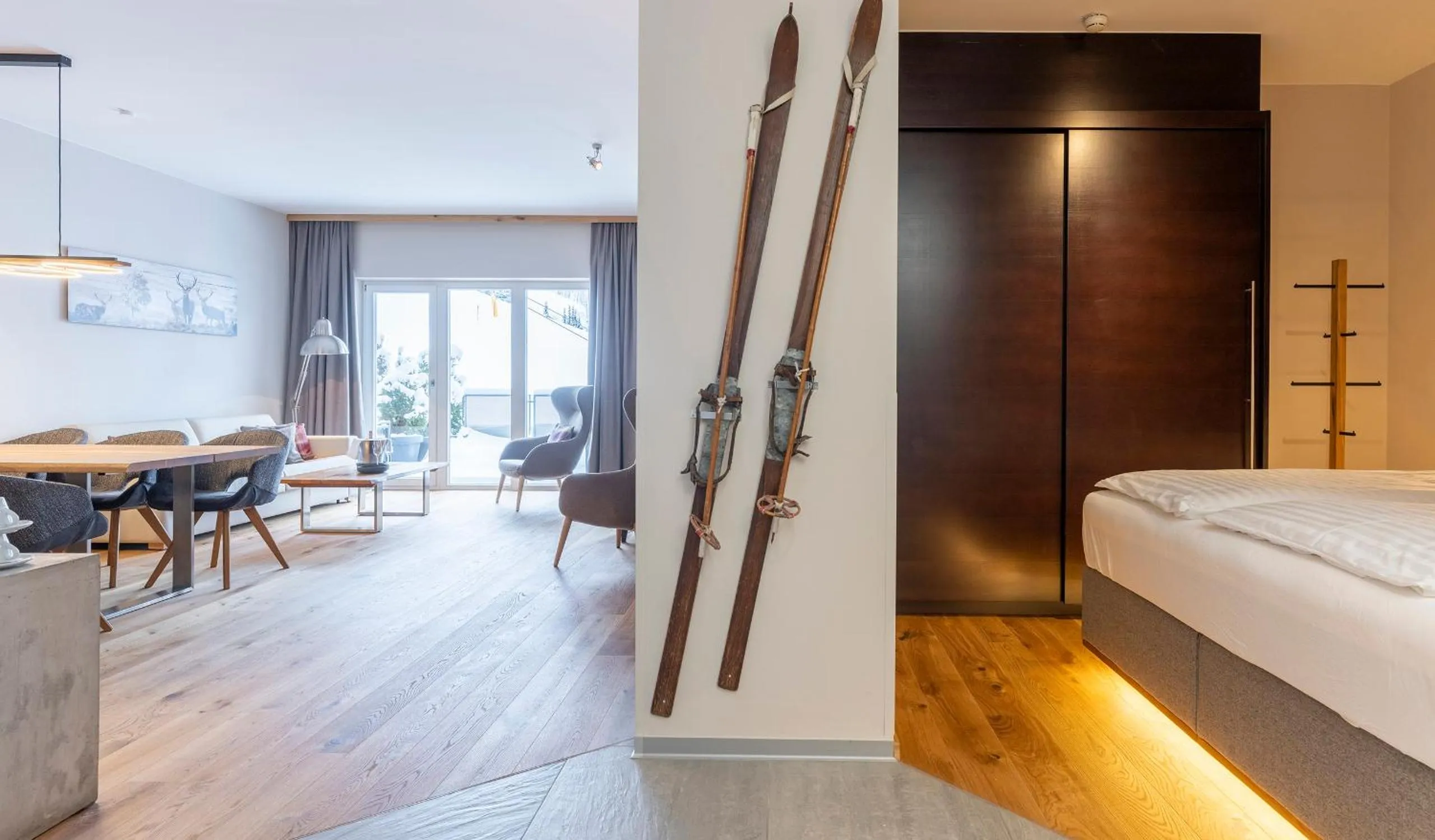 Bed in Hotel Residenz Hochalm - SKI IN -SKI OUT