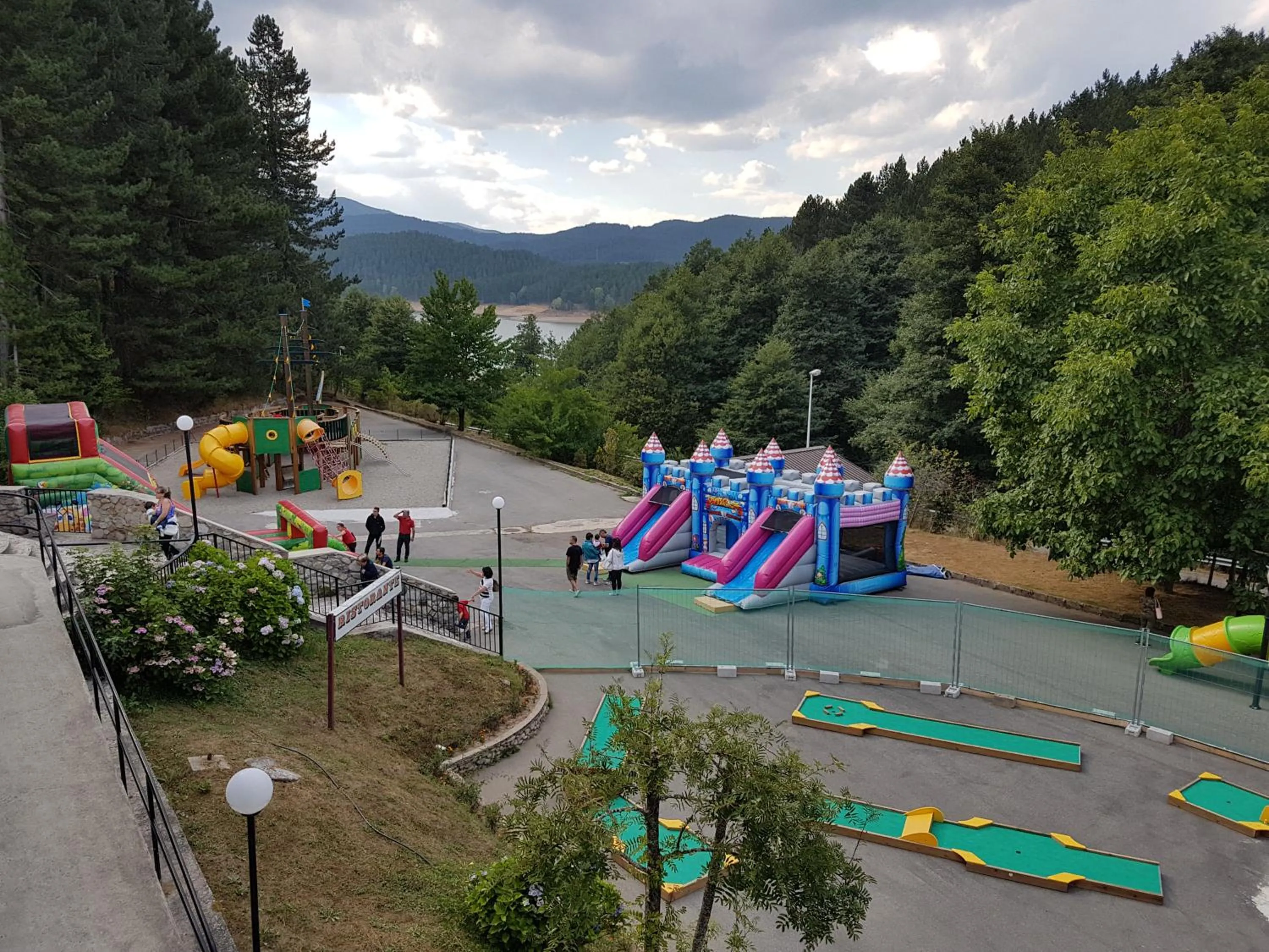 Children play ground in Hotel del Lago Ampollino