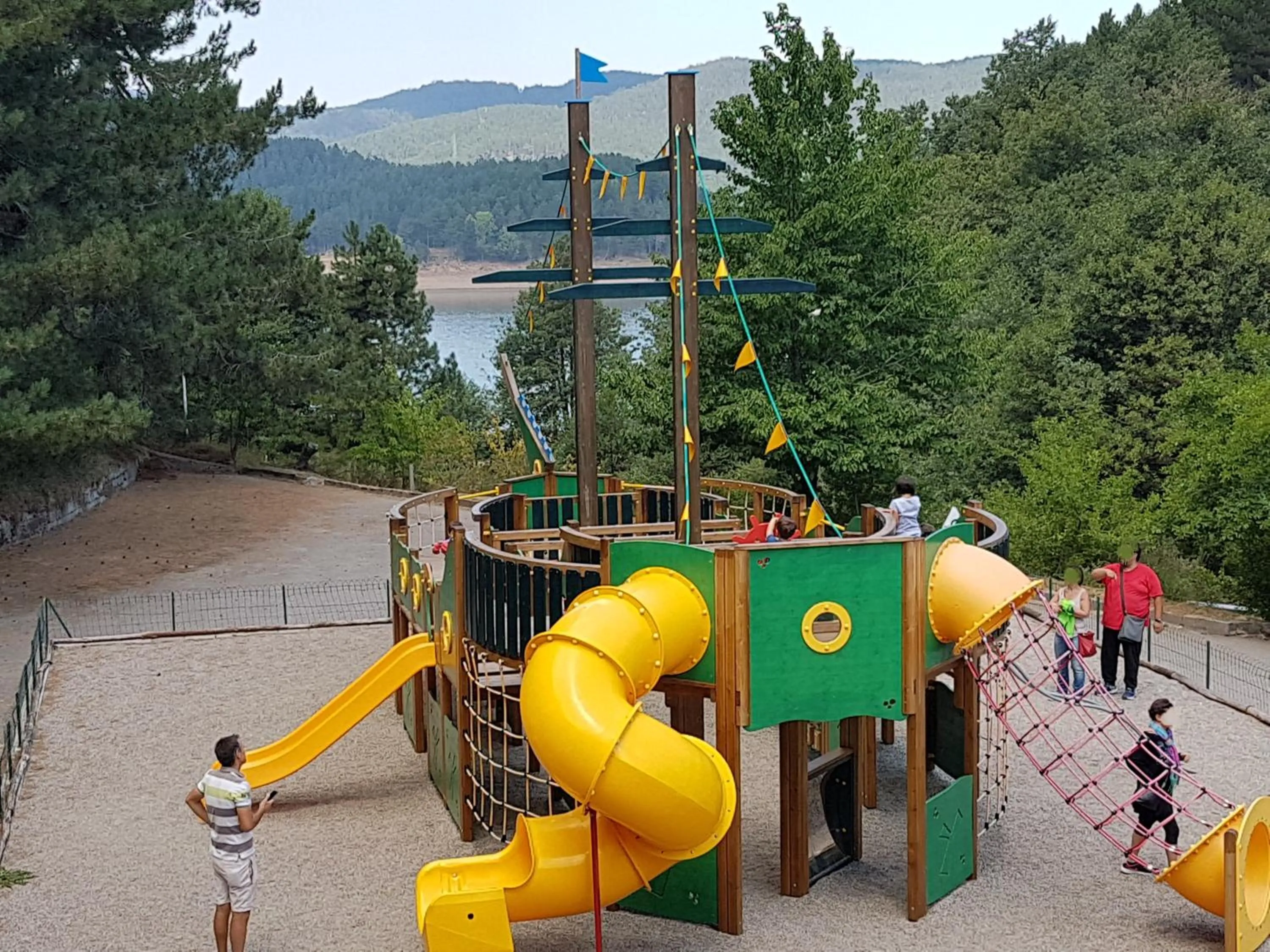 Children play ground in Hotel del Lago Ampollino