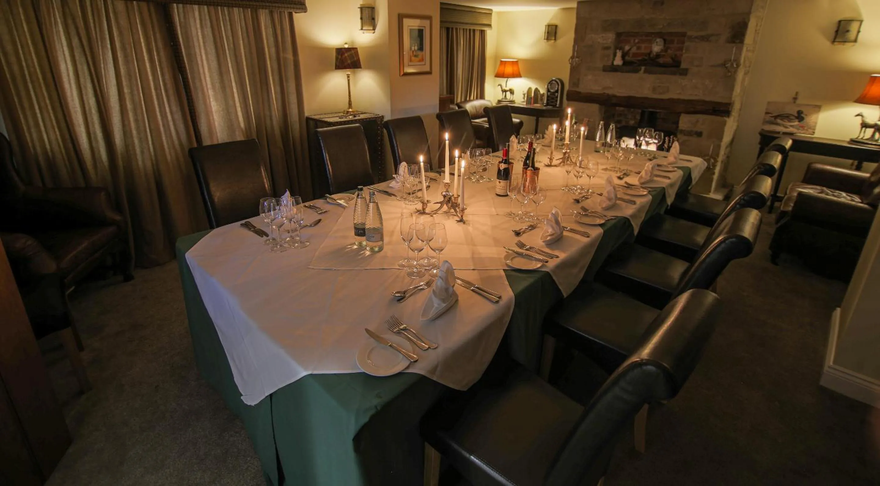 Dining area in Timble Inn