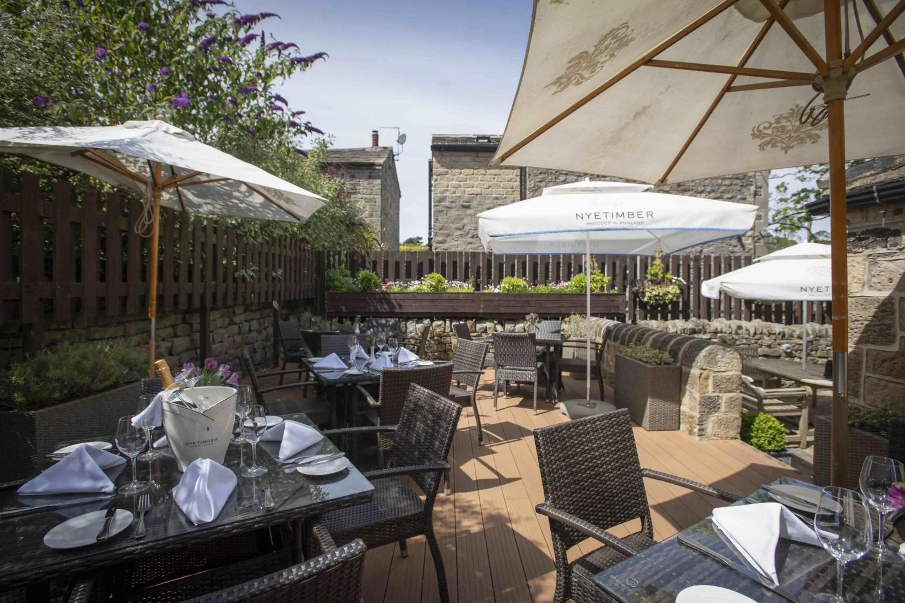 Garden in Timble Inn