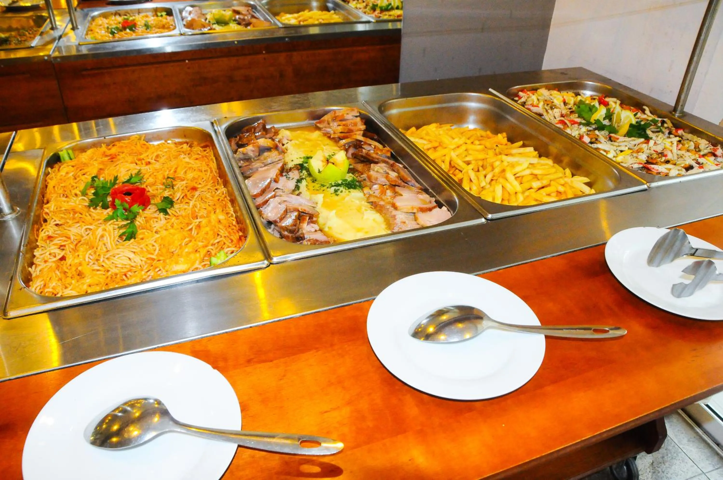 Food close-up in Flagman Hotel